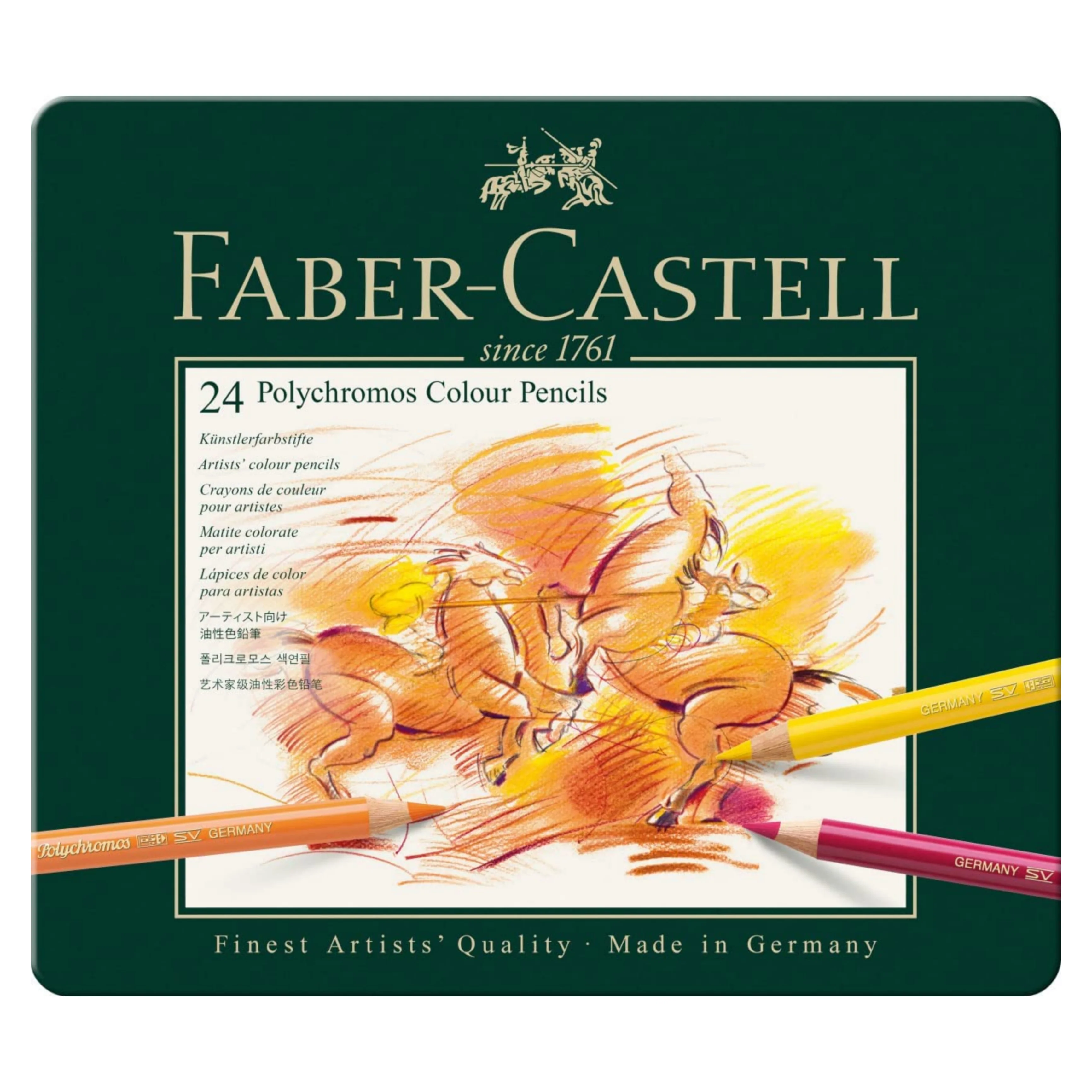 Faber-Castell Polychromos Color Pencil Set - Pack of 24 - Image 3