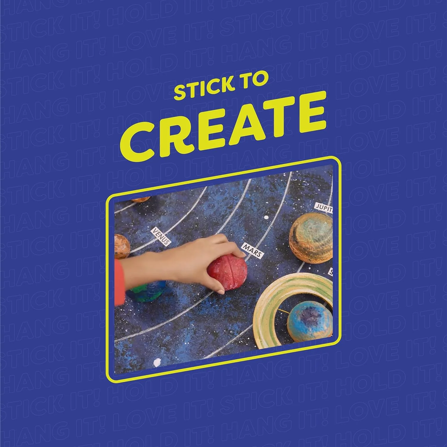 Fevicol Glue Tac 90pcs, 50g - Reusable, Removable, Mouldable Glue | For Decorating, Crafting, Organising | Art & Craft |Easy to Tear | Ideal for Kids, Hobbyists, School - Image 3