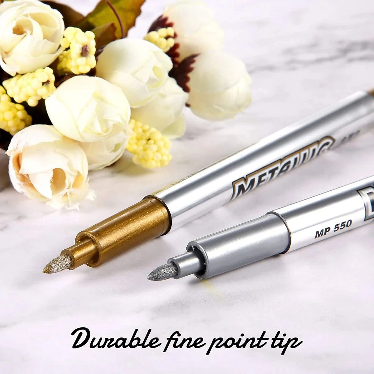 Fine Point Metallic Markers Pens 1 Pc - Image 3
