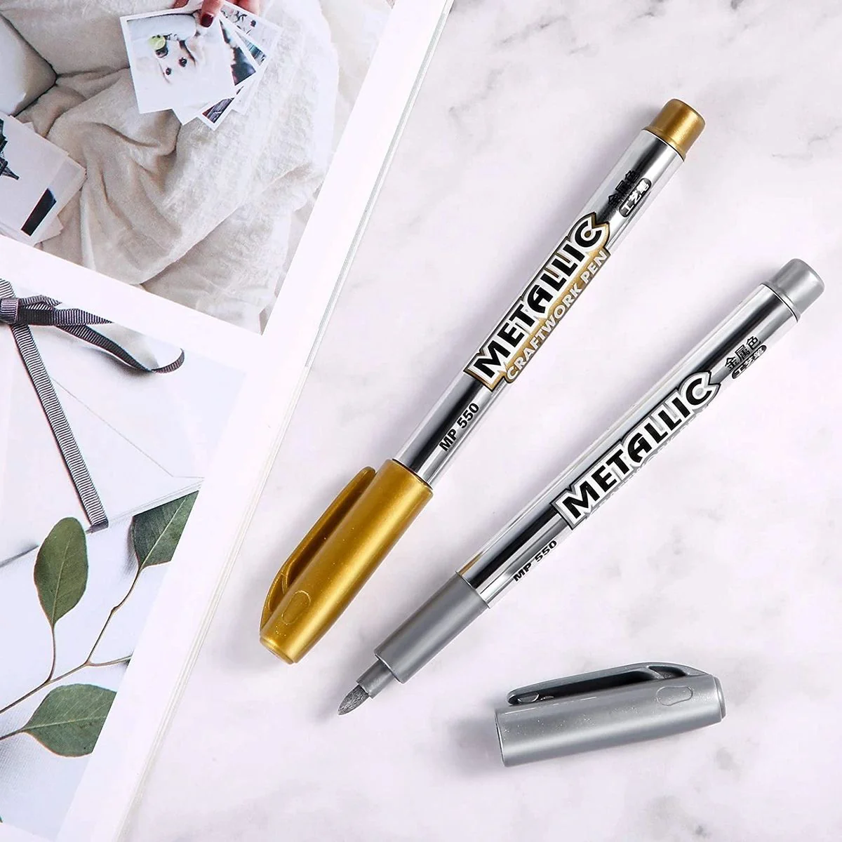 Fine Point Metallic Markers Pens 1 Pc - Image 4