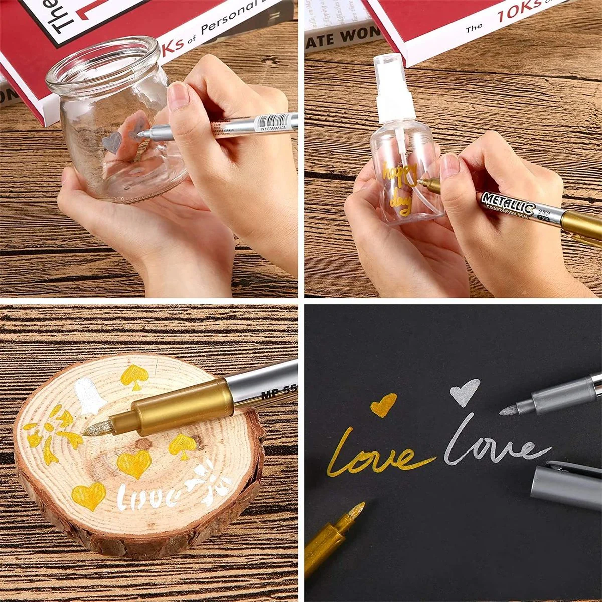 Fine Point Metallic Markers Pens 1 Pc - Image 6
