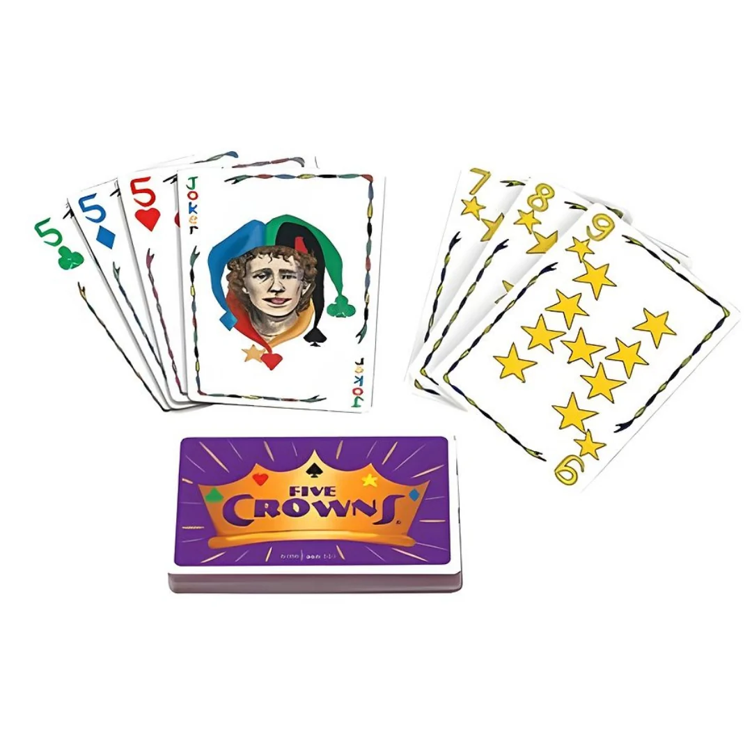 Five Crowns - The Game Isn't Over Until the Kings Go Wild! The 5 Suited Rummy Style Card Game - Image 2