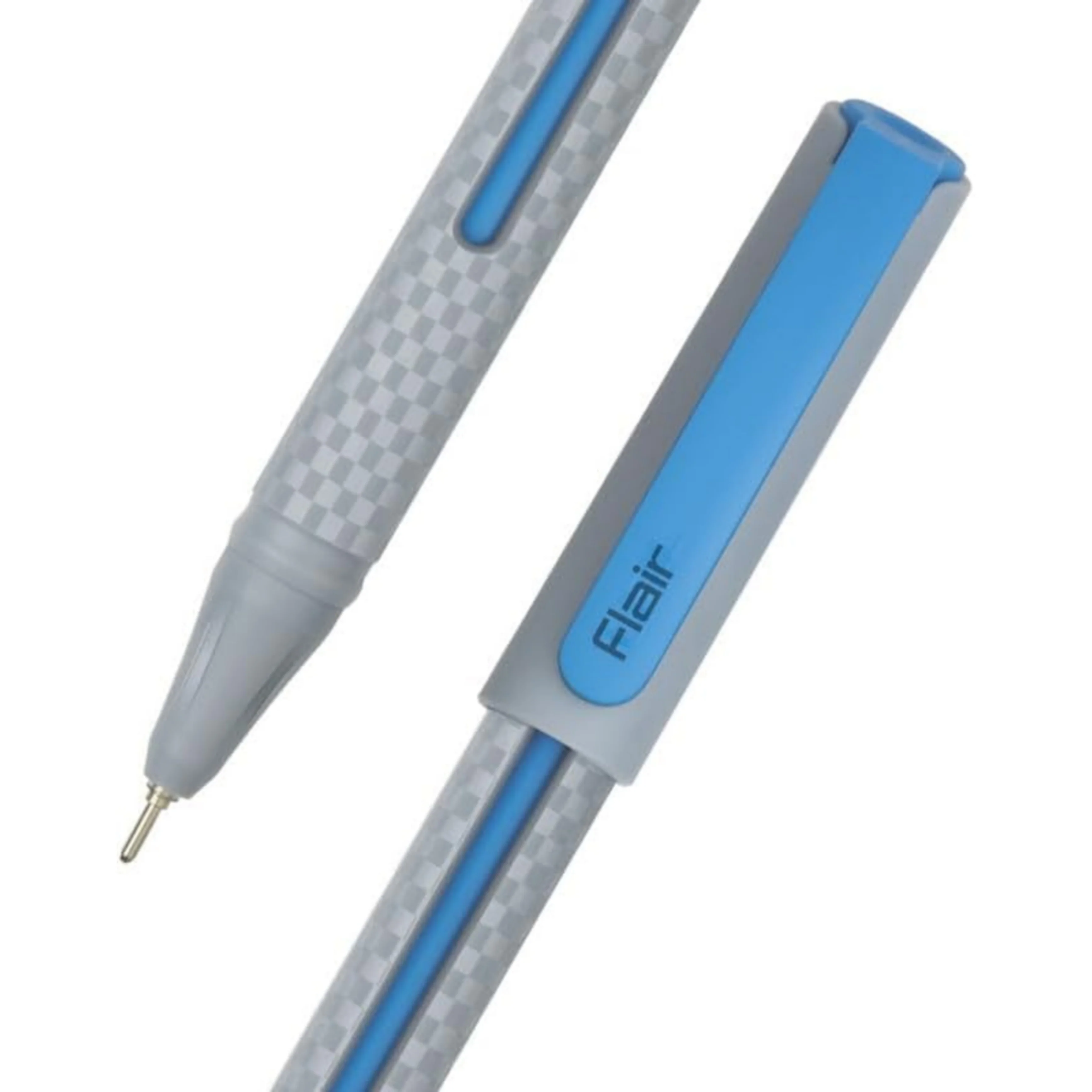 Flair Yolo Ball Pen | 0.6 mm Tip Size | Light Weight Sleek Body With Smooth Performance | Low-Viscosity Ink For Smudge Free Writing | Blue Ink, Set Of 10 - Image 3