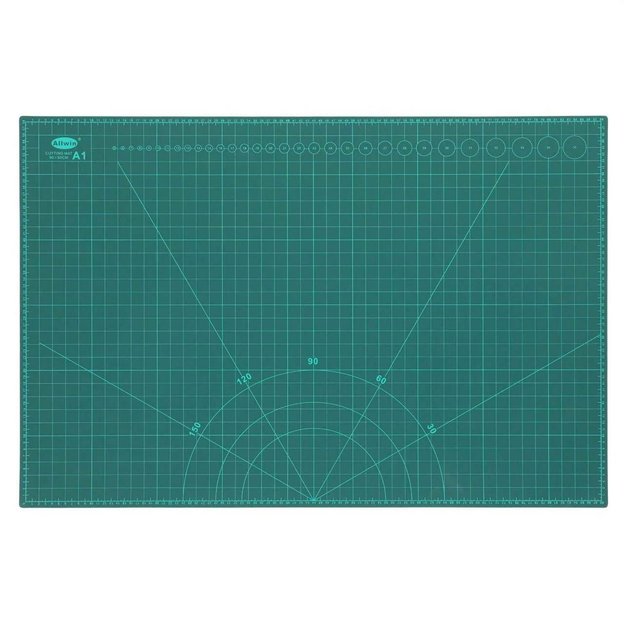 Flexible Cutting Mat Double Sided with Marked Pattern and Grid