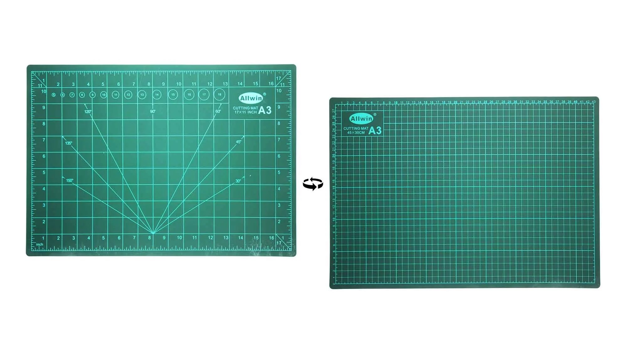 Flexible Cutting Mat Double Sided with Marked Pattern and Grid - Image 11