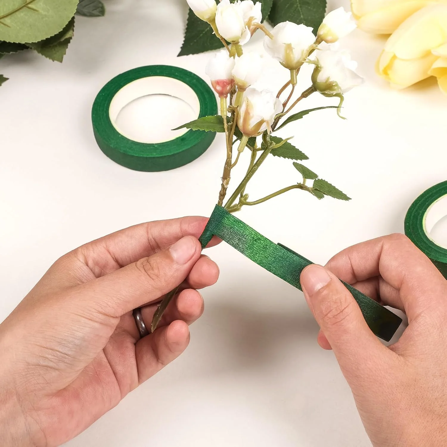 Floral Tape Self Adhesive Flower Making Tapes for Stem Wrap - Image 5