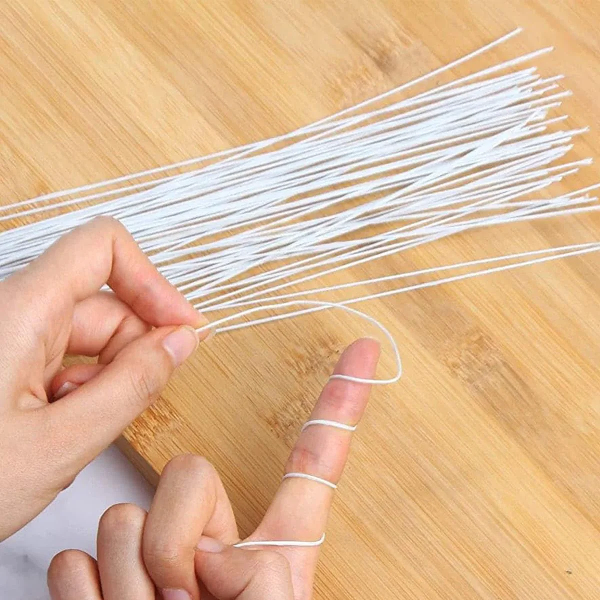 Flower Making Stem Wire 24 Gauge 12 Inch 100 Pc's - Image 5