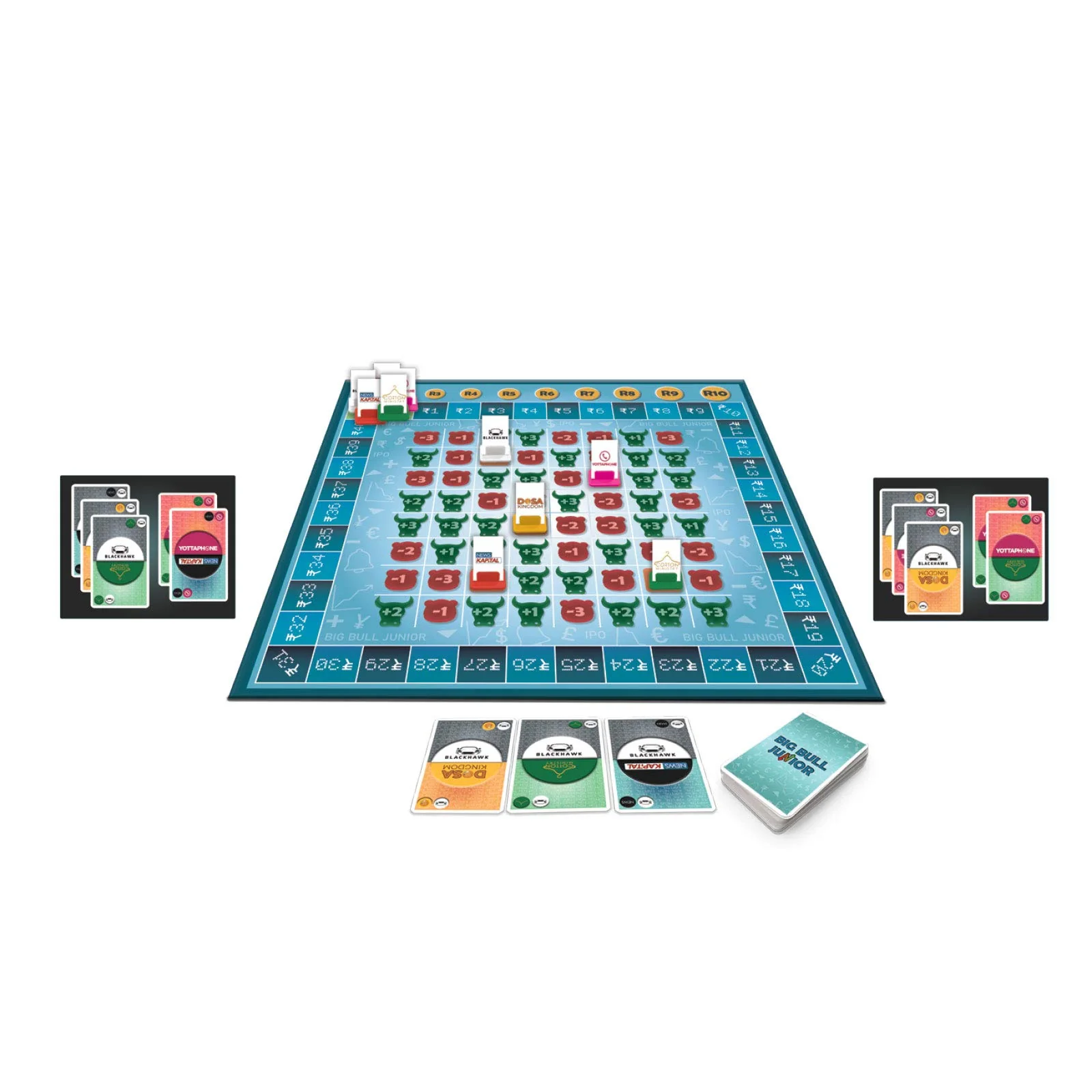 Funskool Games Stock Market and Trade Strategy for Young Traders, Kids and Family Big Bull Junior Board Game - Image 4