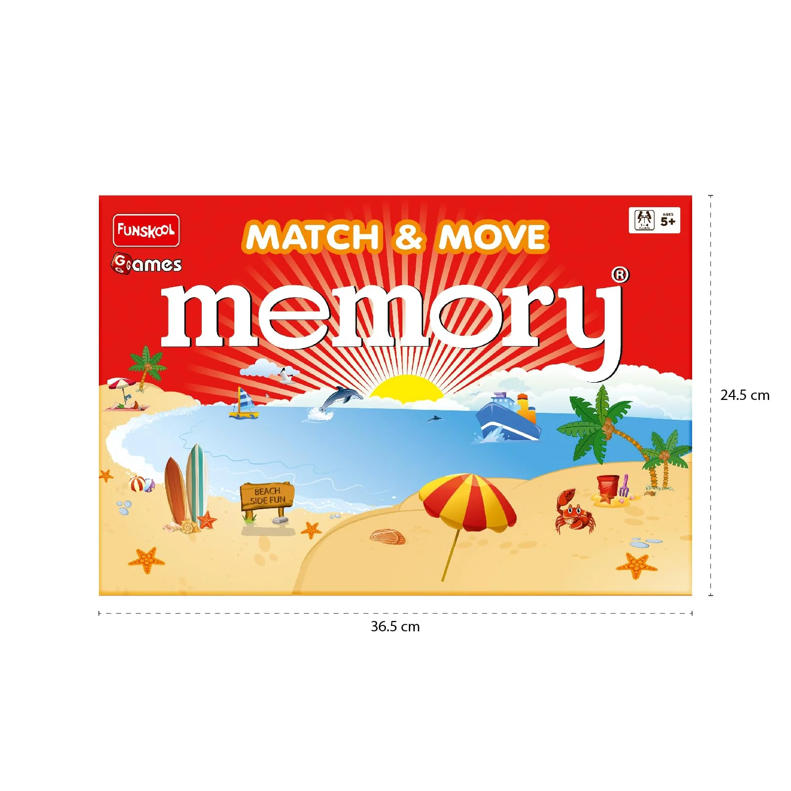Funskool Match & Move Memory Board Strategy Game - Image 2