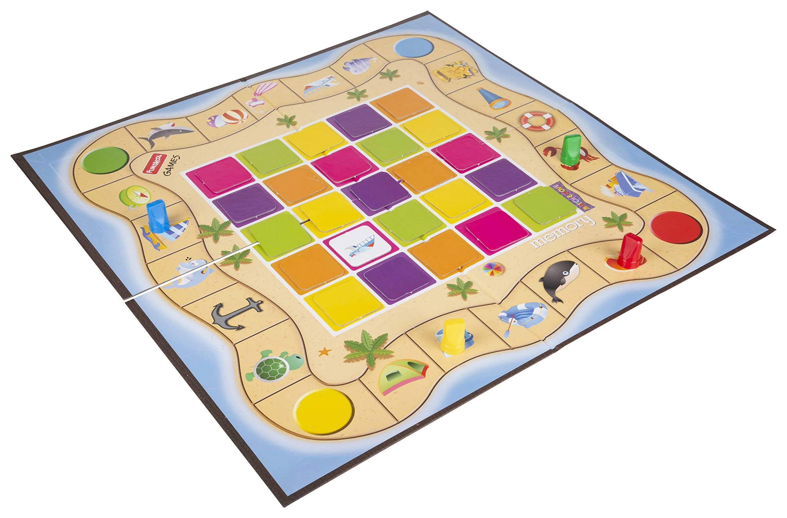 Funskool Match & Move Memory Board Strategy Game - Image 6