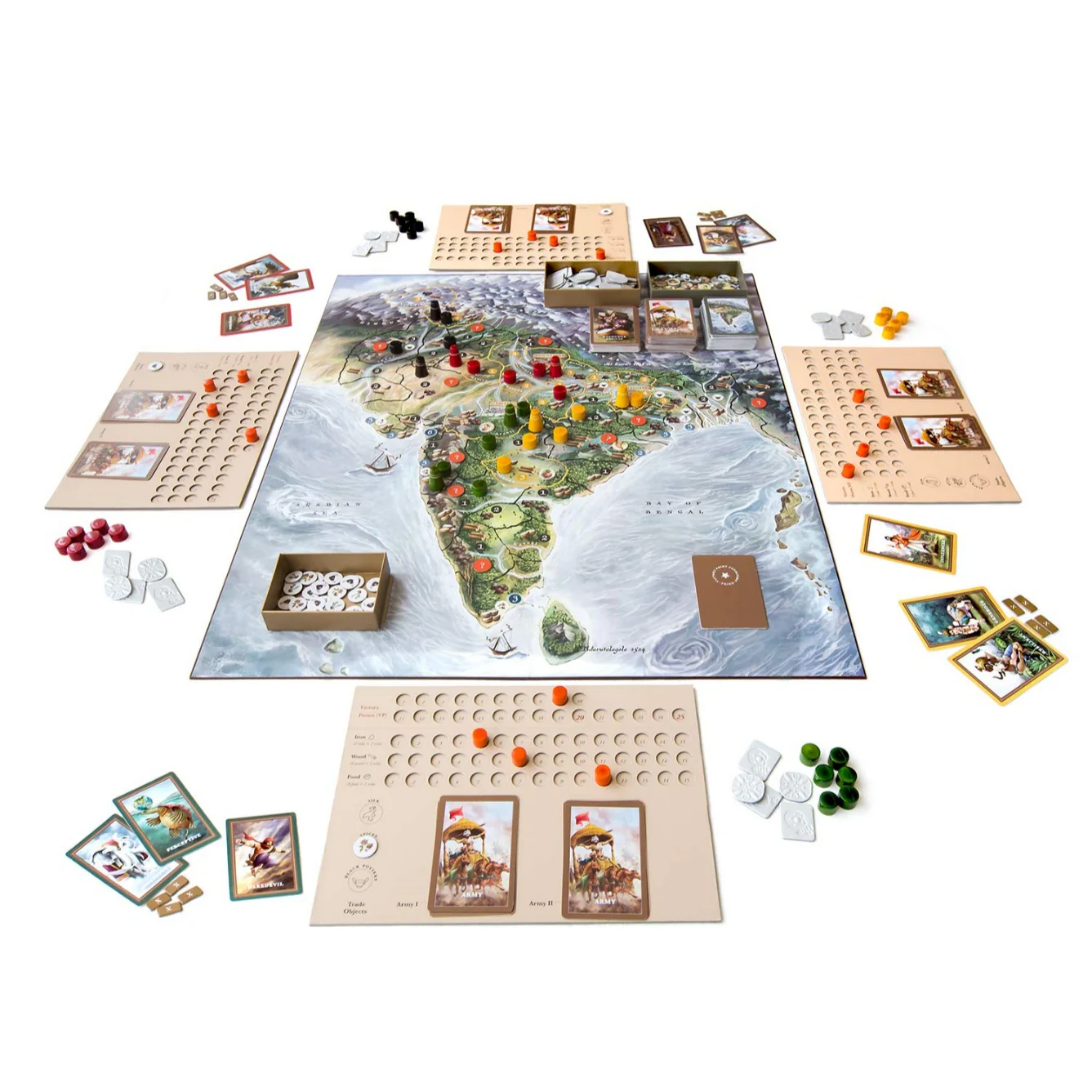 Go India Games Bharata 600 BC Strategy Board Game - Image 4