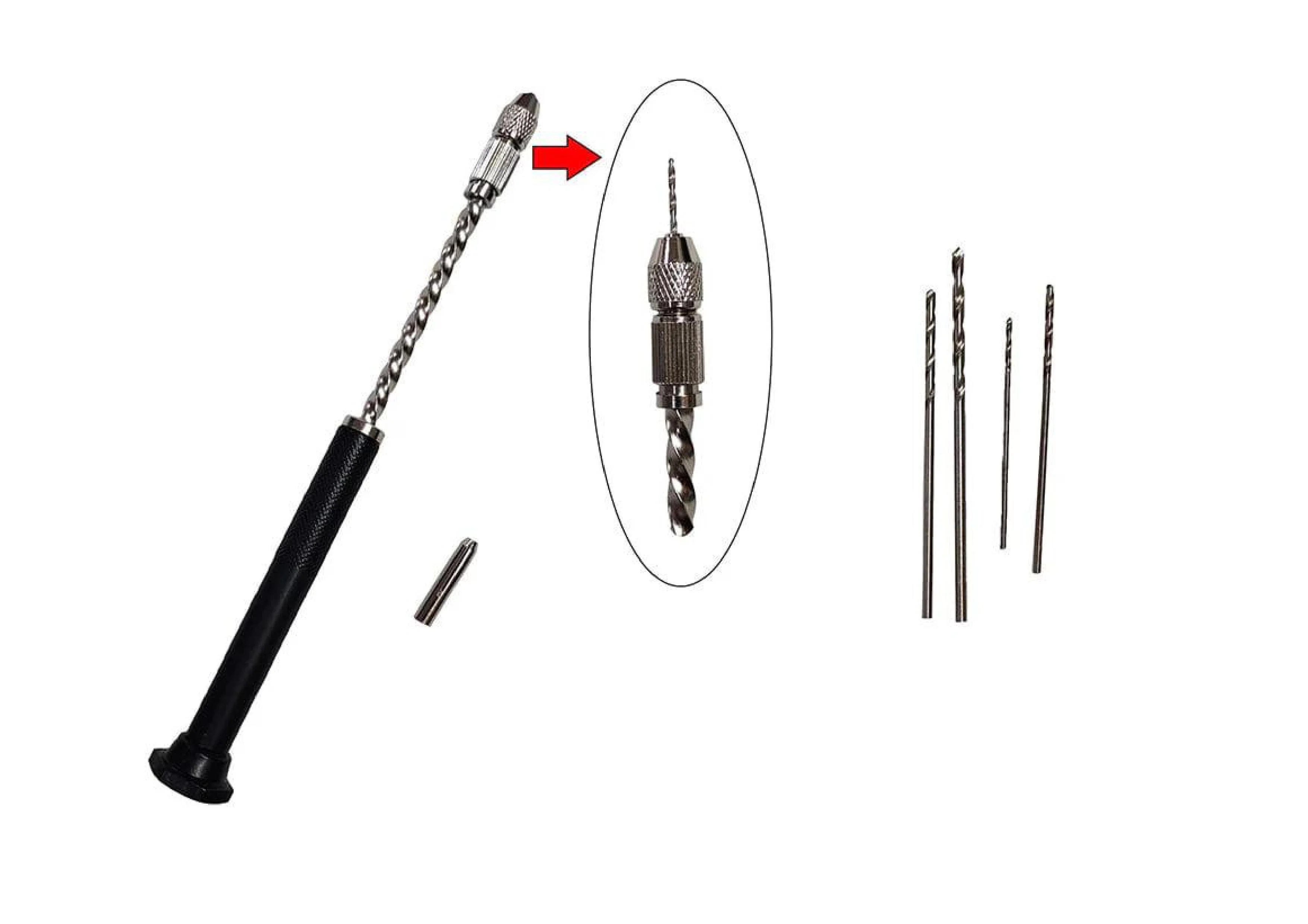 Hand Drill Tool 4 Bits Set - Image 2