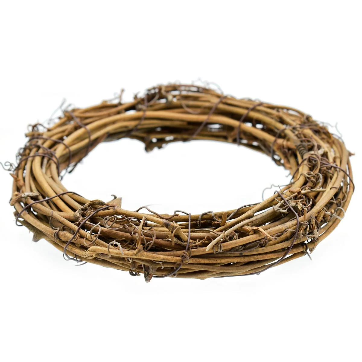 Handmade Vine Wreath Rings 20 cm - Brown - Image 2