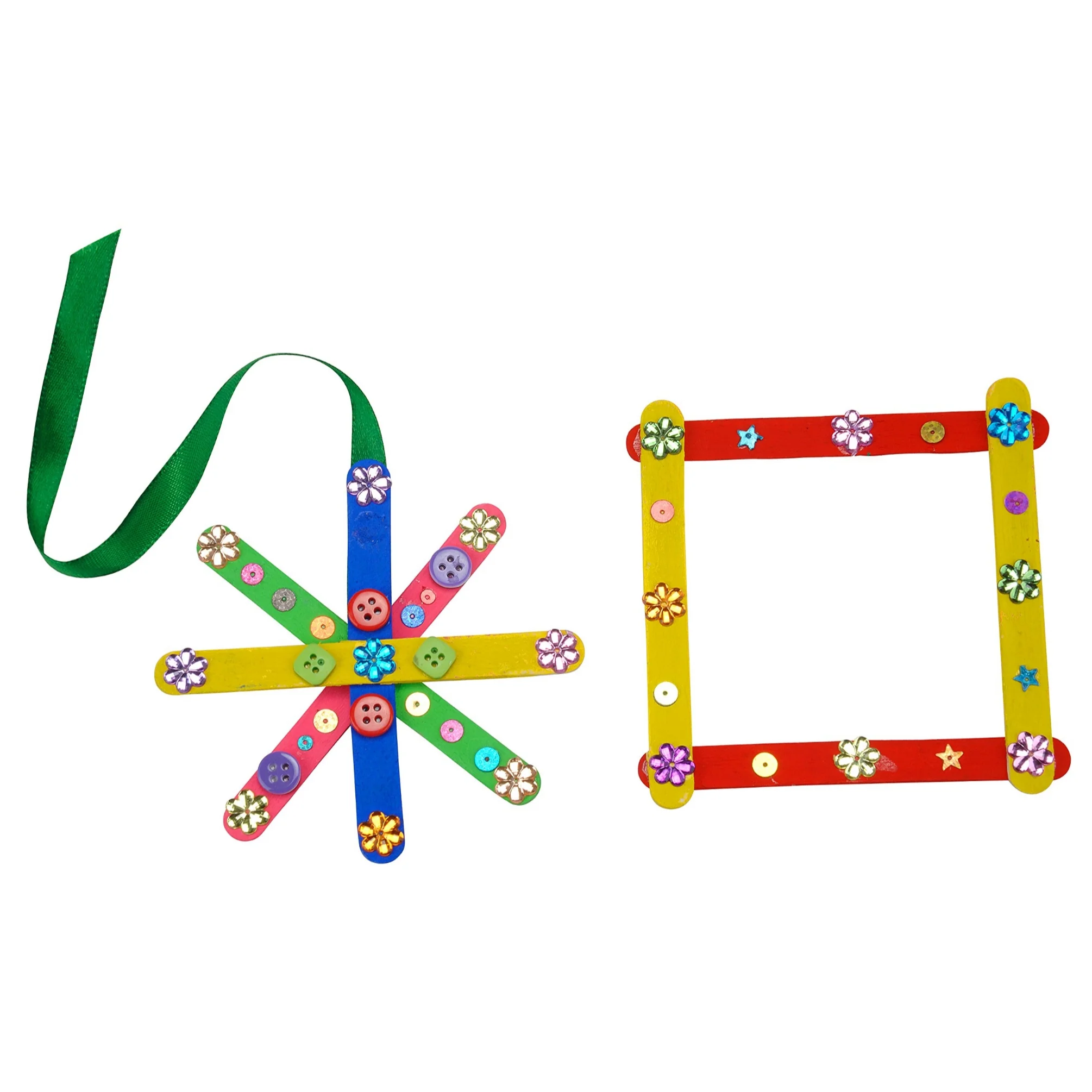 Happy Kidz Creative Candy Craft Hobby Kit | Learn Creativity, Art and Craft, Best Out of Waste with Ice-Cream Sticks Game for Kids | Do it Yourself DIY Craft and Activity Kit for Boy and Girls - Image 6