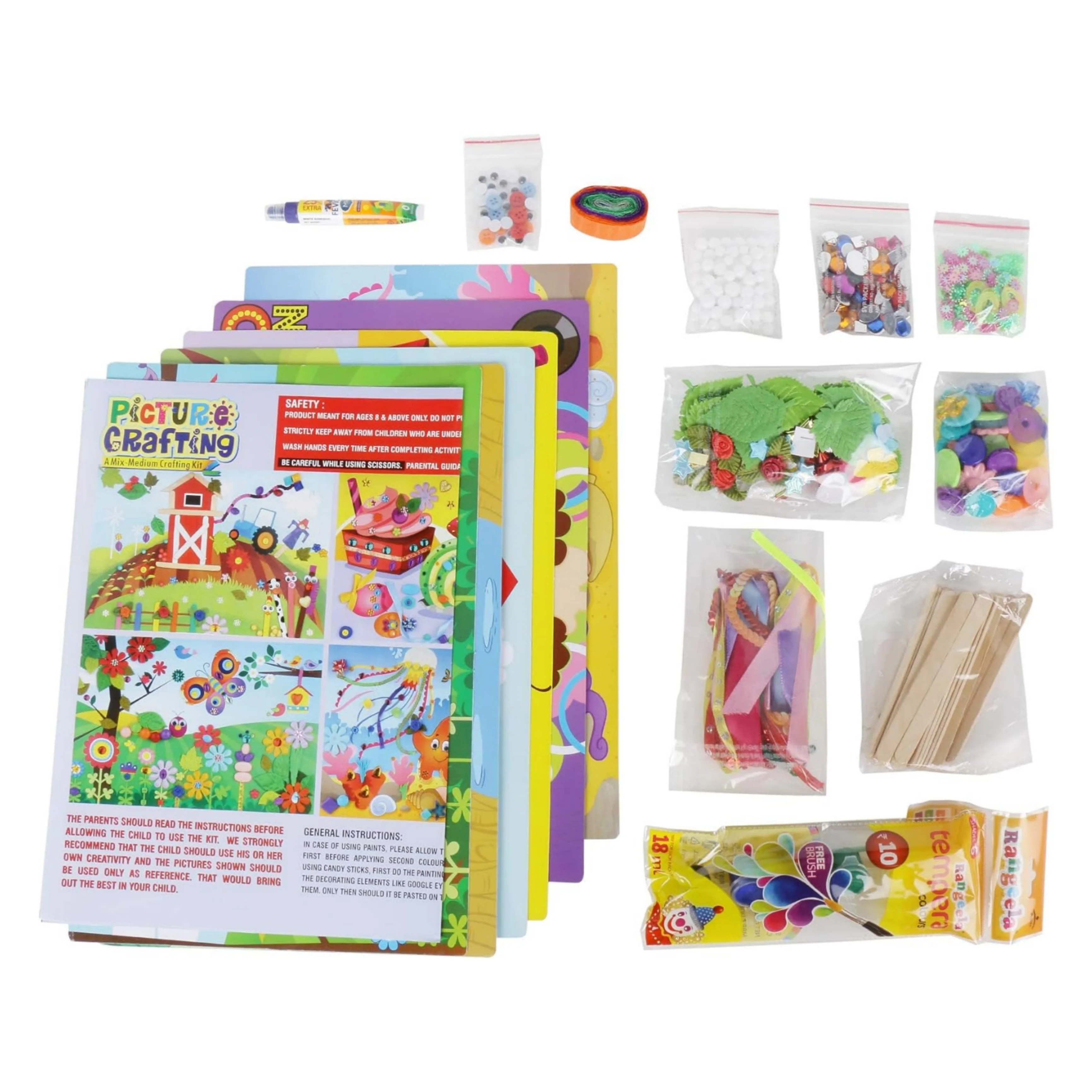 Happy Kidz DIY Hobby A Lovers Delight for Kit; Learn Creativity, Paper Art and Craft Gifting Game - Image 2