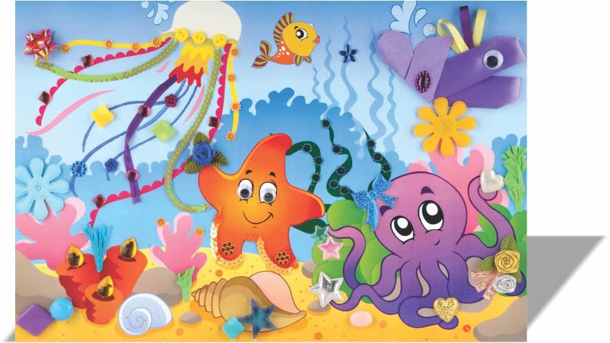 Happy Kidz DIY Hobby A Lovers Delight for Kit; Learn Creativity, Paper Art and Craft Gifting Game - Image 6