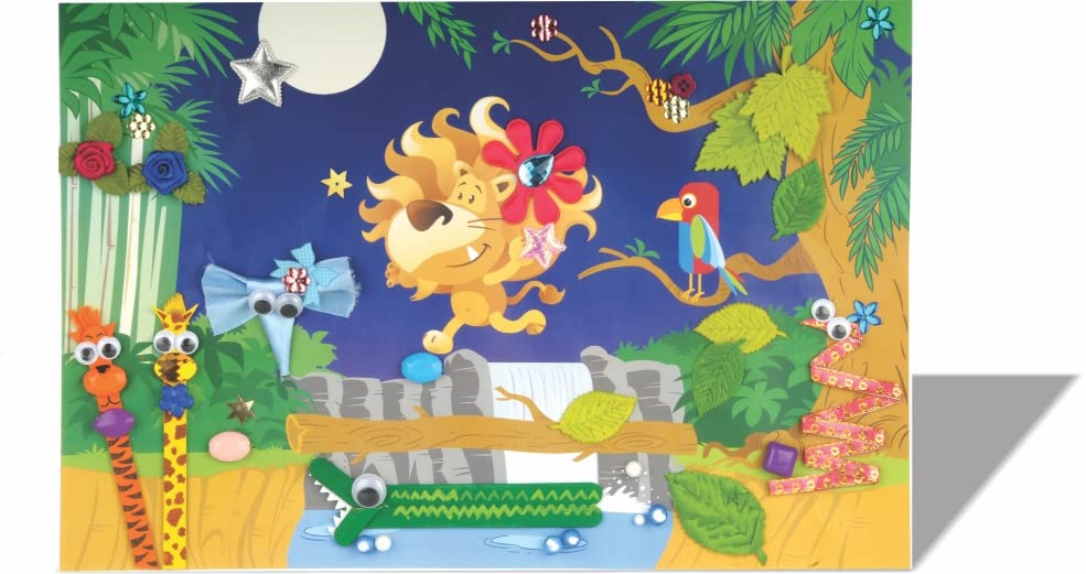 Happy Kidz DIY Hobby A Lovers Delight for Kit; Learn Creativity, Paper Art and Craft Gifting Game - Image 8