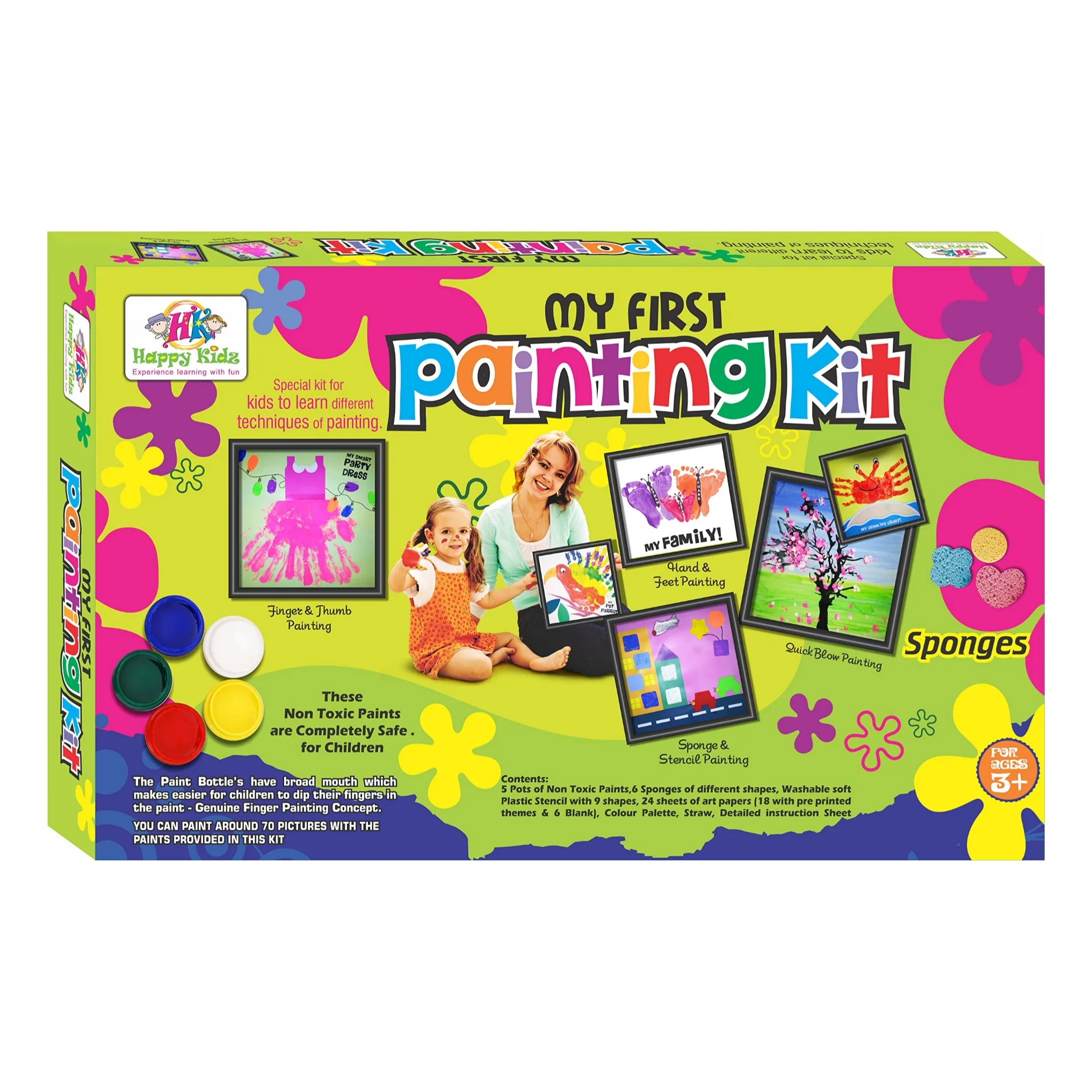 Happy Kidz Painting Kit for Kids My First Painting kit