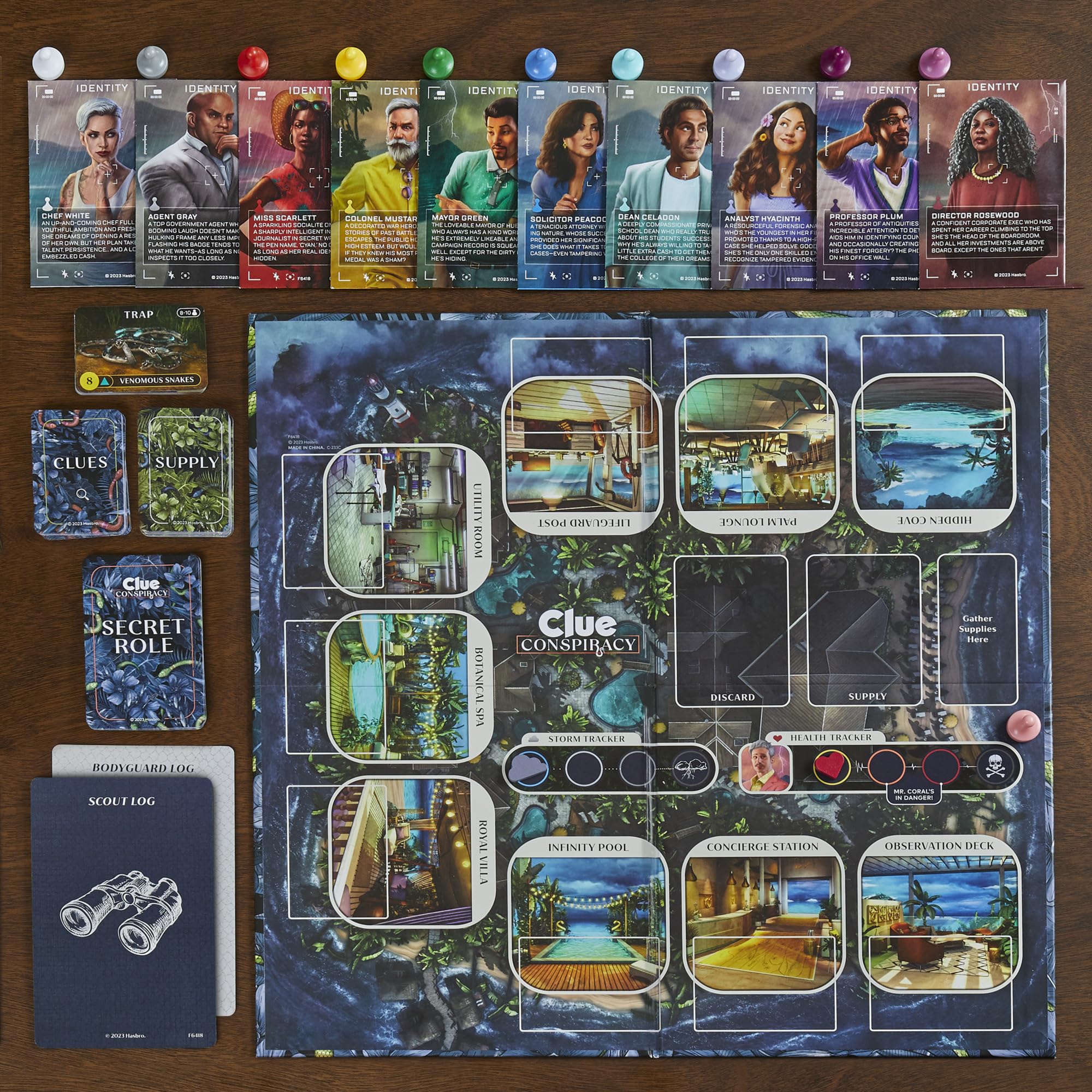 Hasbro Gaming Clue Conspiracy Board Game - Image 3