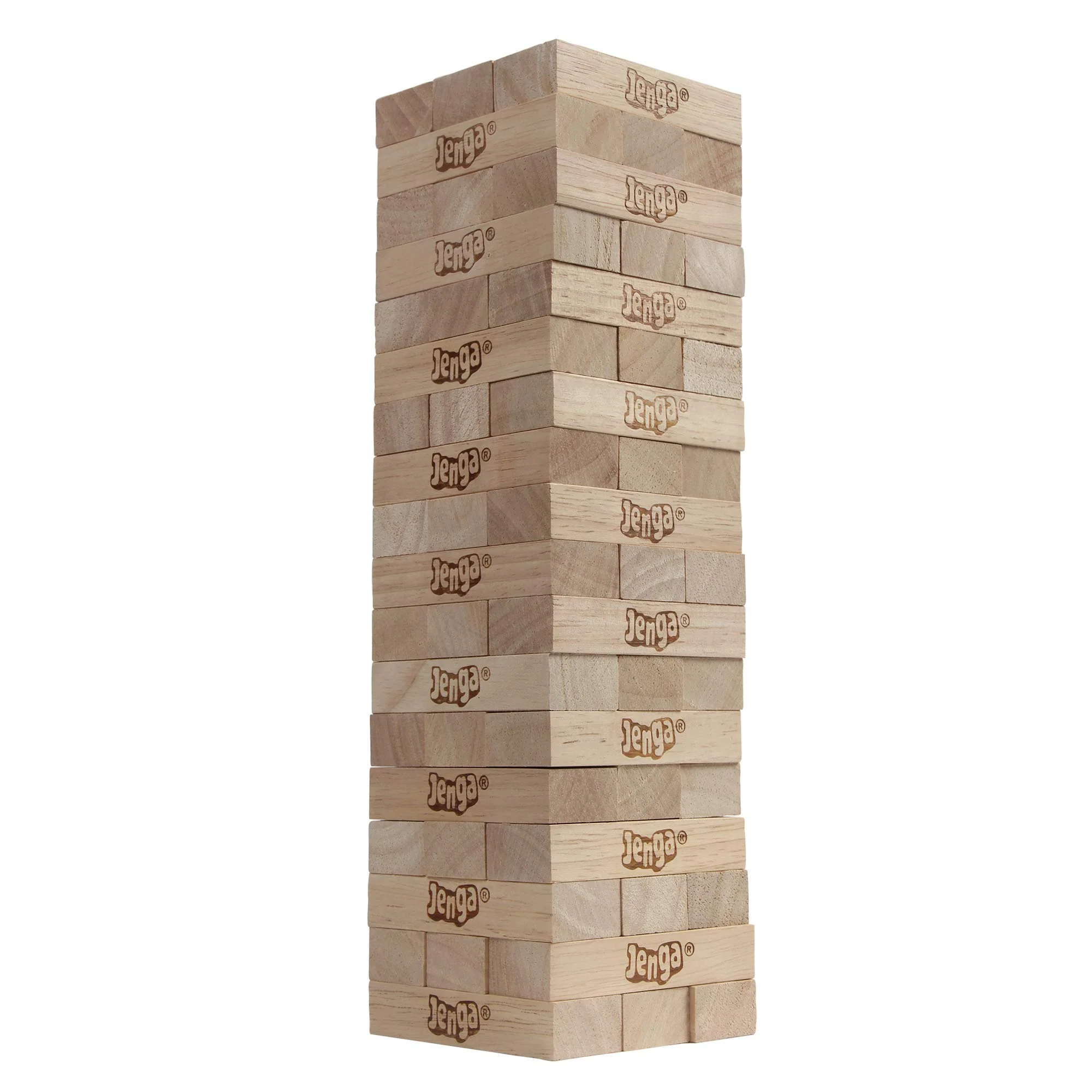 Hasbro Gaming Jenga Game, Jenga Tube Pack, Original Hardwood Blocks Stacking Tower Game, Fun Family Game, Gift Toy for Kids Ages 6+, Birthday Gift - Image 2