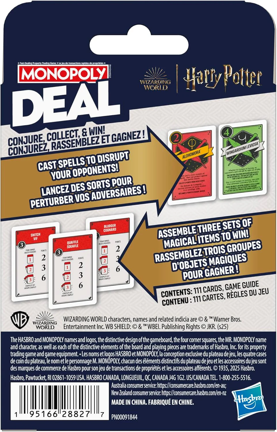 Hasbro Monopoly Deal: Harry Potter Card Game - Image 12