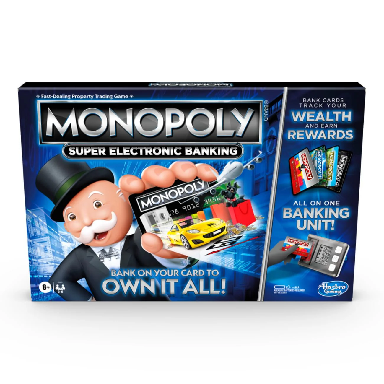 Hasbro Monopoly Super Electronic Banking Board Game, Cashless Tap Technology Board Game - Image 3