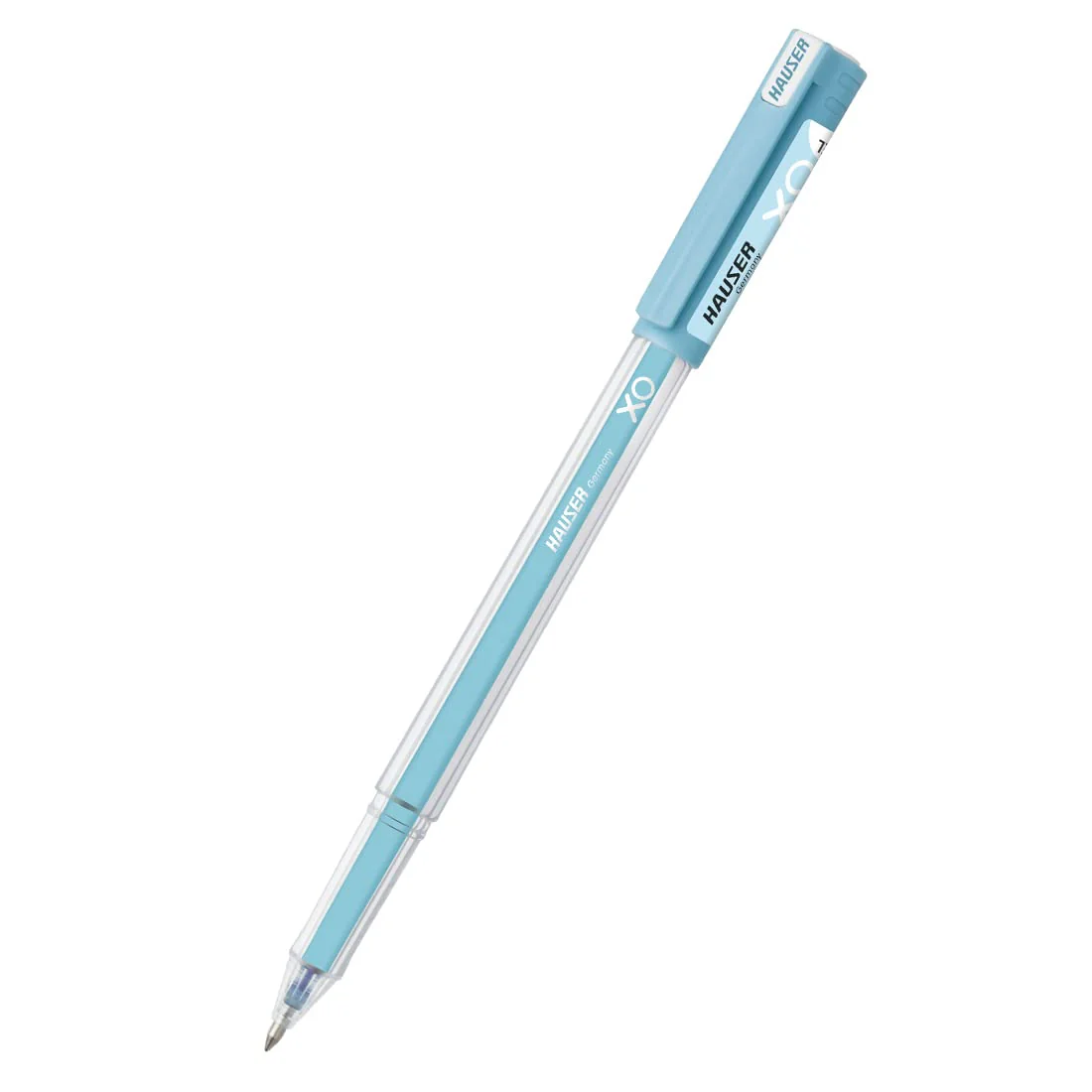Hauser XO Jumbo Gel Pen Box Pack | Water Proof Ink For Smooth Flow System | Comfortable Grip With Smudge Free Writing | Smooth, Sturdy & Refillable Pen | Blue Ink, Pack of 10 Pens - Image 2