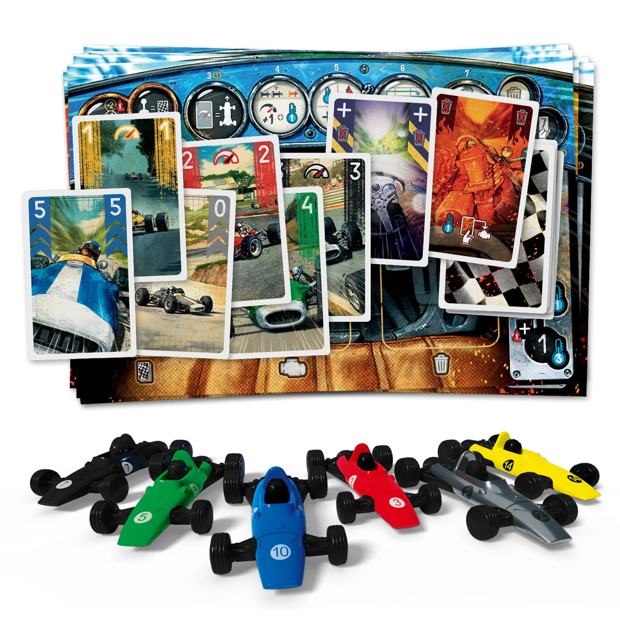 HEAT Pedal to the Metal Board Game Intense Car Racing and Strategy Game - Image 3