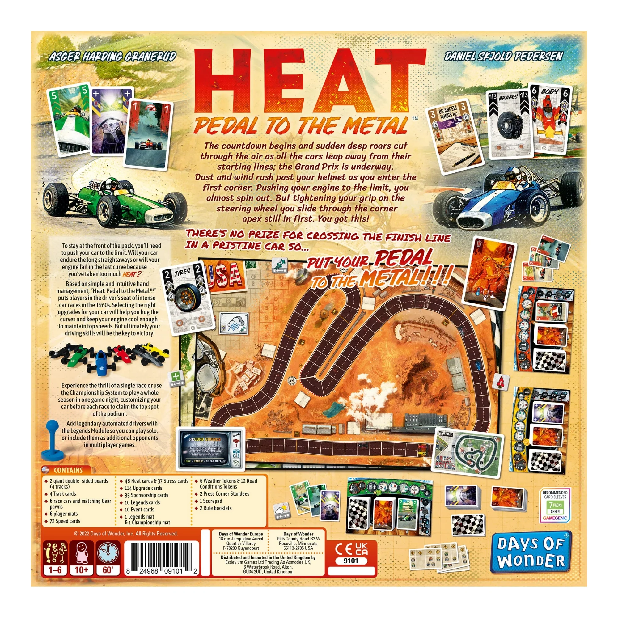 HEAT Pedal to the Metal Board Game Intense Car Racing and Strategy Game - Image 6