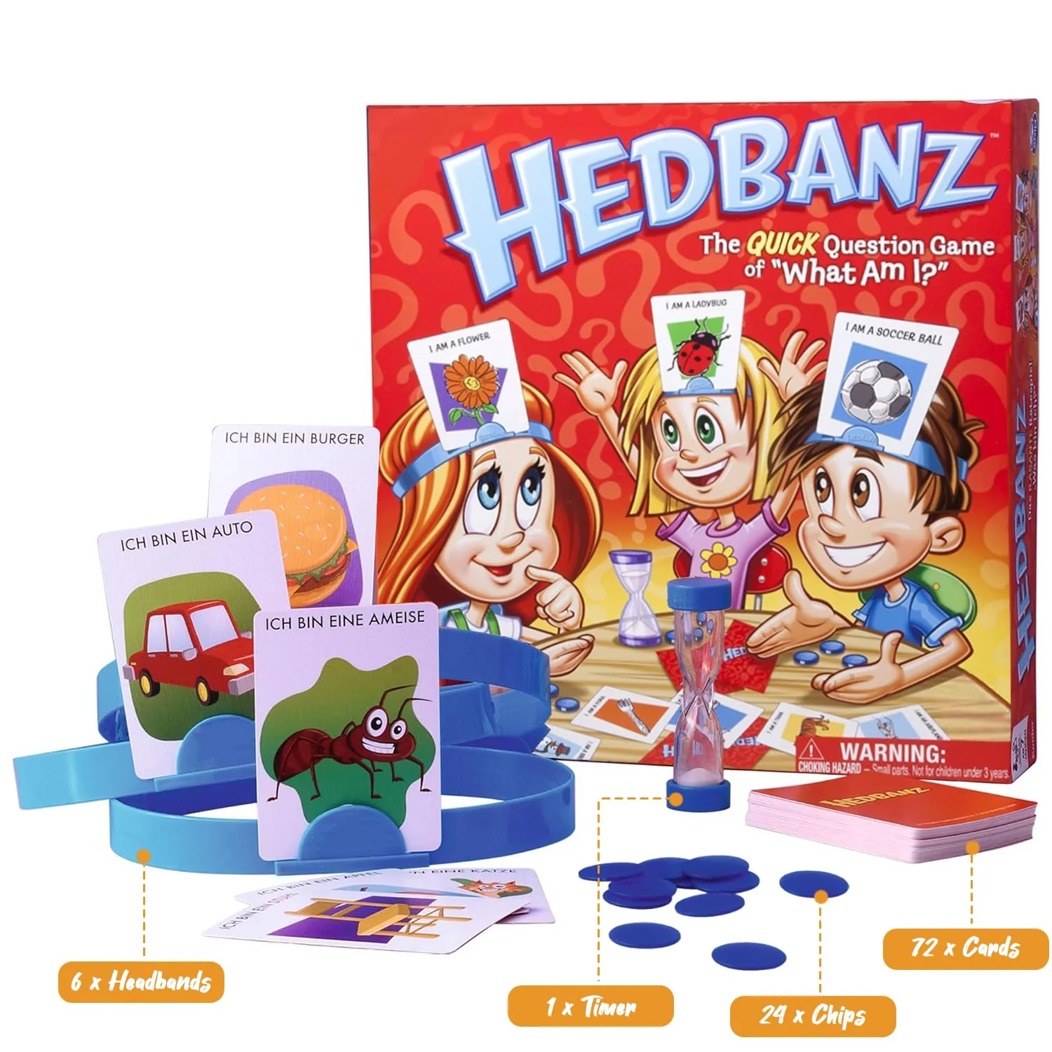 HedBanz Game The Quick Question Game of What Am I? - Image 3