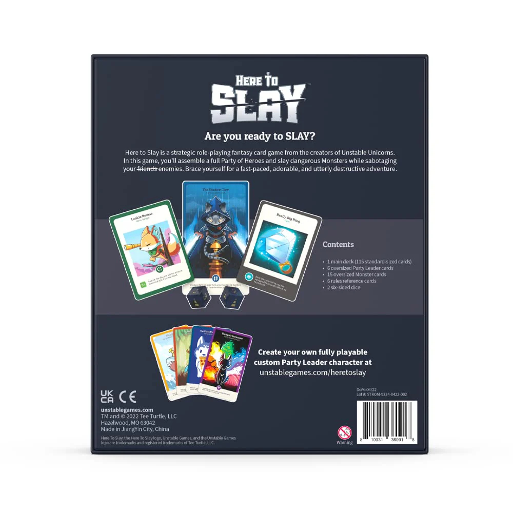 Here to Slay Card Game Fantasy Adventure Strategy Game - Image 3