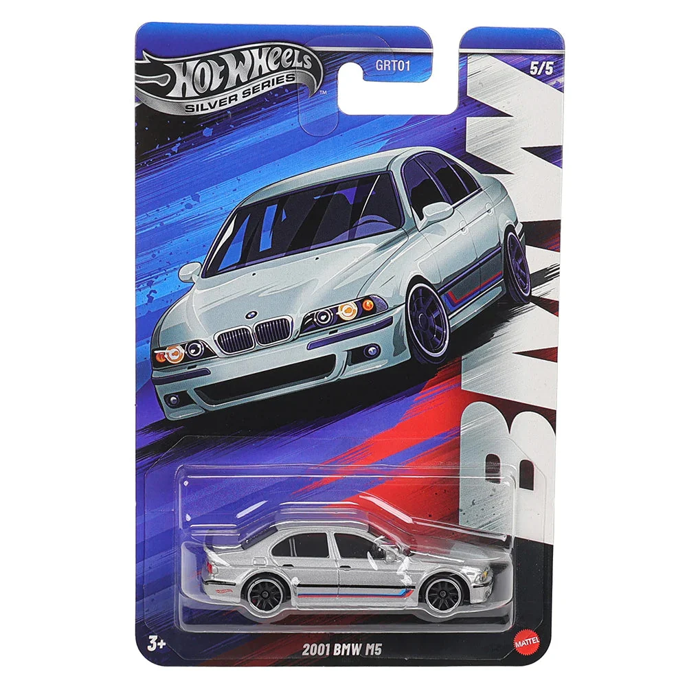 Hot Wheels 2025 BMW Silver Celebration Series 1:64 Scale - Set Of 5 Cars - Image 2