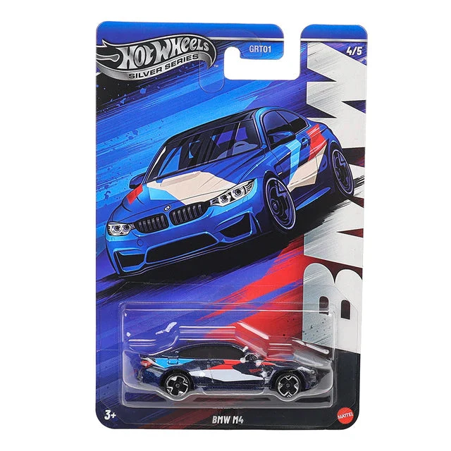 Hot Wheels 2025 BMW Silver Celebration Series 1:64 Scale - Set Of 5 Cars - Image 3