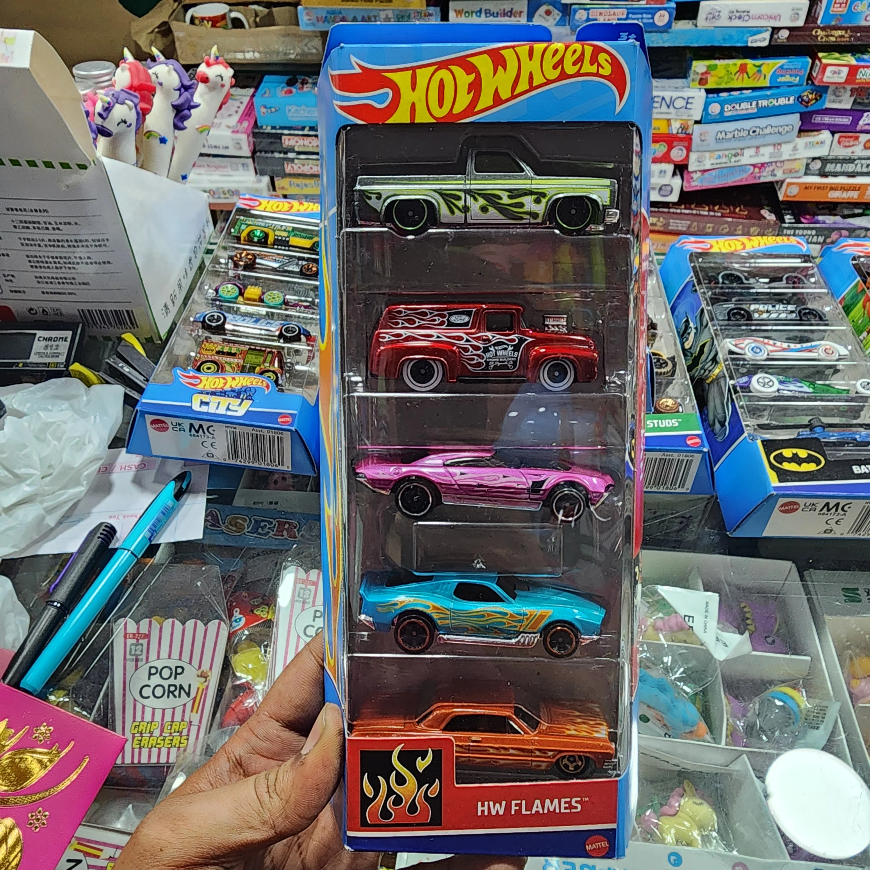 Hot wheels HW FLames - Set of 5 Cars
