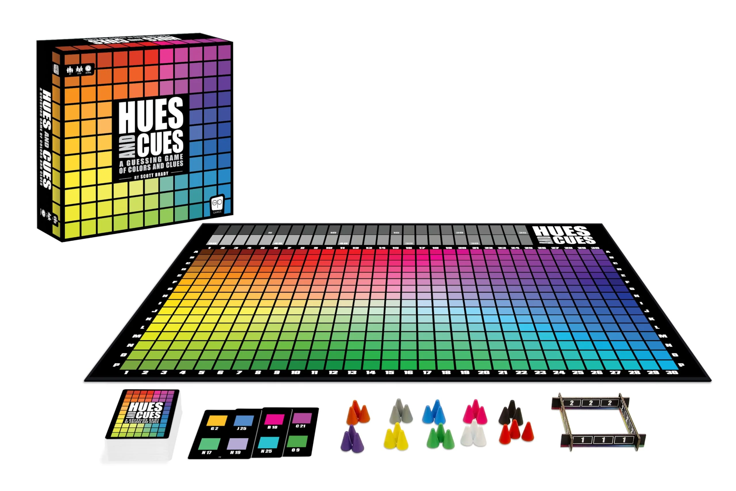 Hues and Cue - Vibrant Color Guessing Board Game for 3-10 Players Ages 8+ Connect Clues and Guess from 480 Color Squares - Image 10