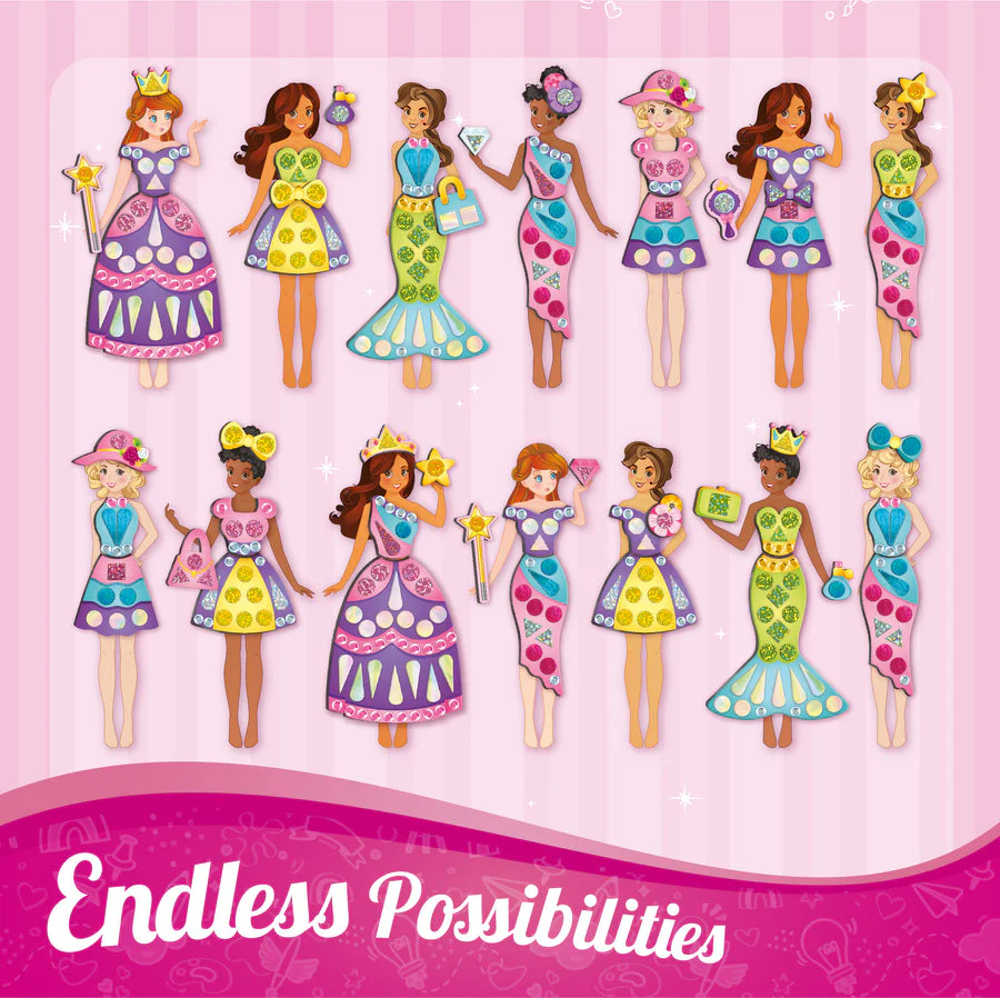 Imagimake DIY Magnetic Dress-Up Princess - Image 3