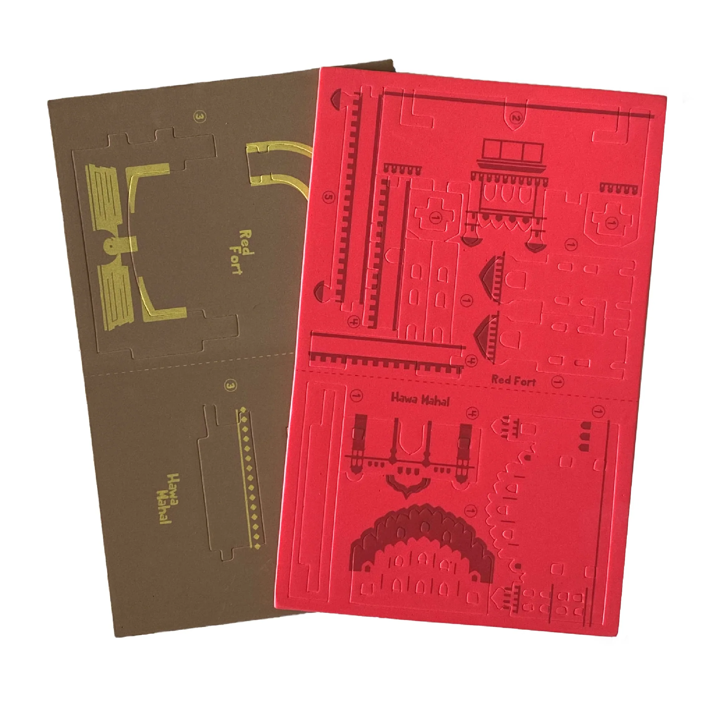 Imagimake Eva Foam Mapology Monuments Of India - Red Fort & Hawa Mahal - Construction Set - Educational Toy - Image 2