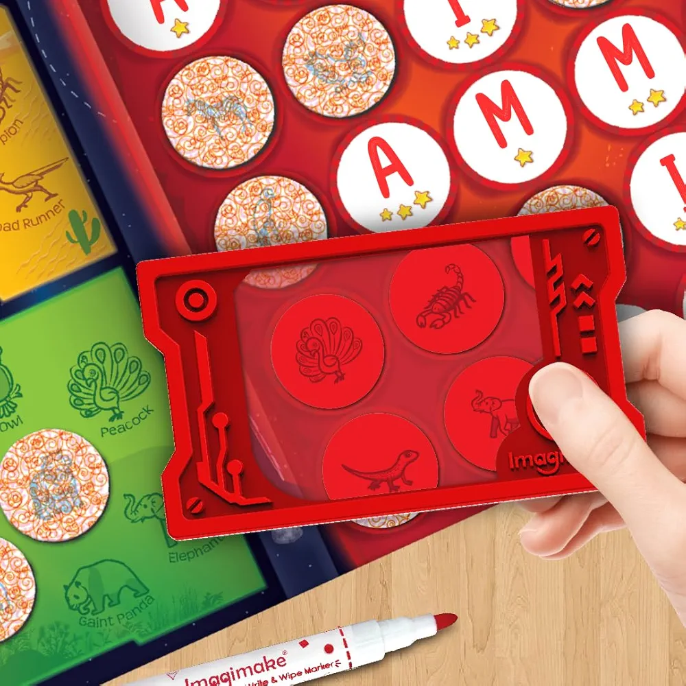 Imagimake Rescue Quest–Animals & Habitats Spin, Discover & Rescue Animals Educational Toys - Image 2