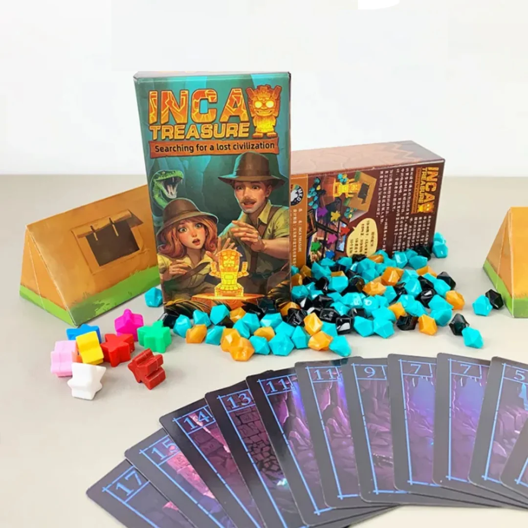 Incan Treasure Board Game Searching for A Lost Civilization Abstract Strategy - Image 2