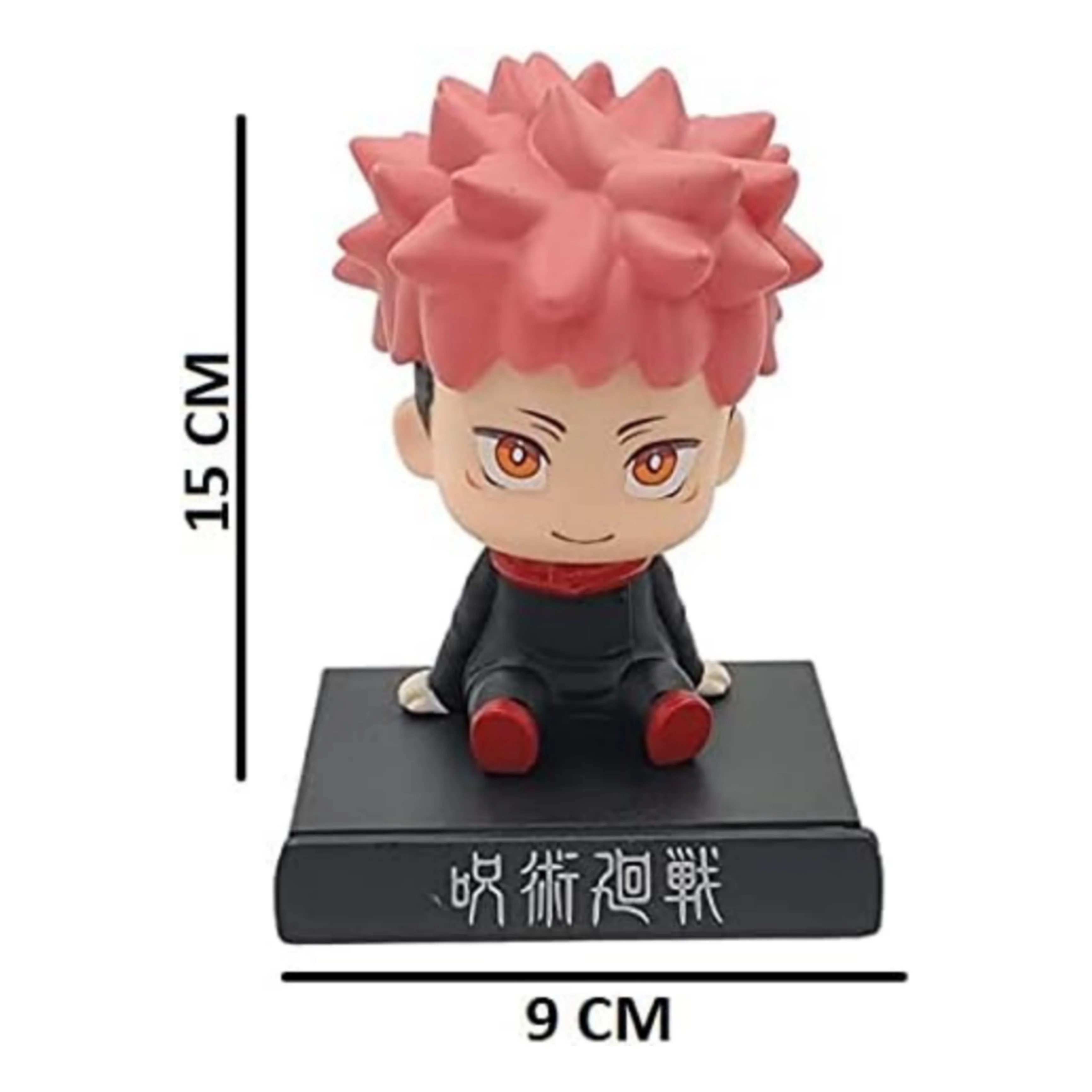 Itadori Yuji Jujutsu Kaisen Bobblehead With Mobile Holder - Image 7
