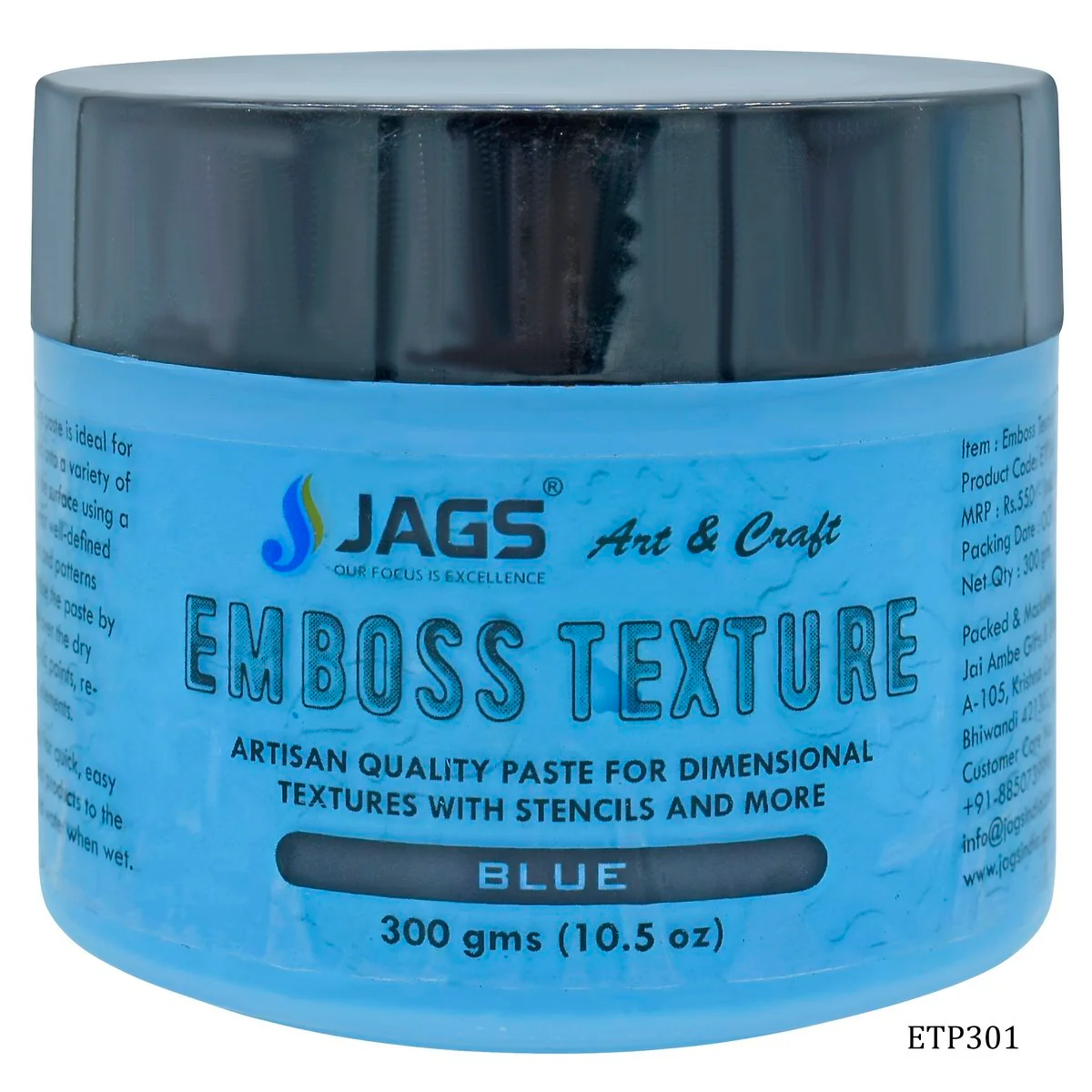 Jags Emboss Texture Paste 300 Grams - Image 2