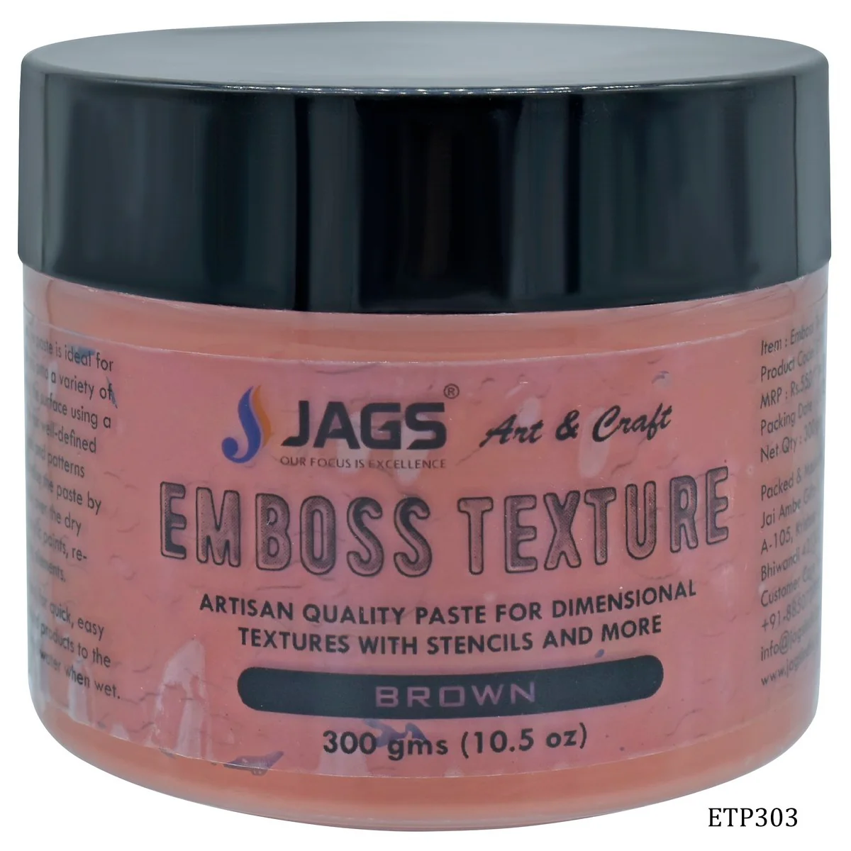 Jags Emboss Texture Paste 300 Grams - Image 3