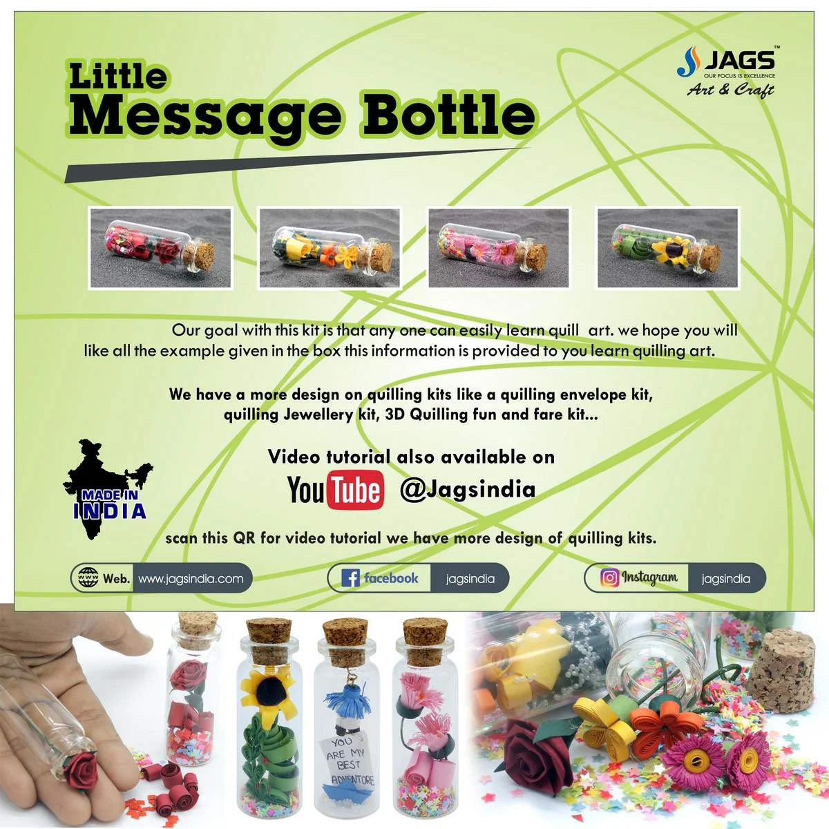 Jags Glass Message Bottle Kit - Image 4