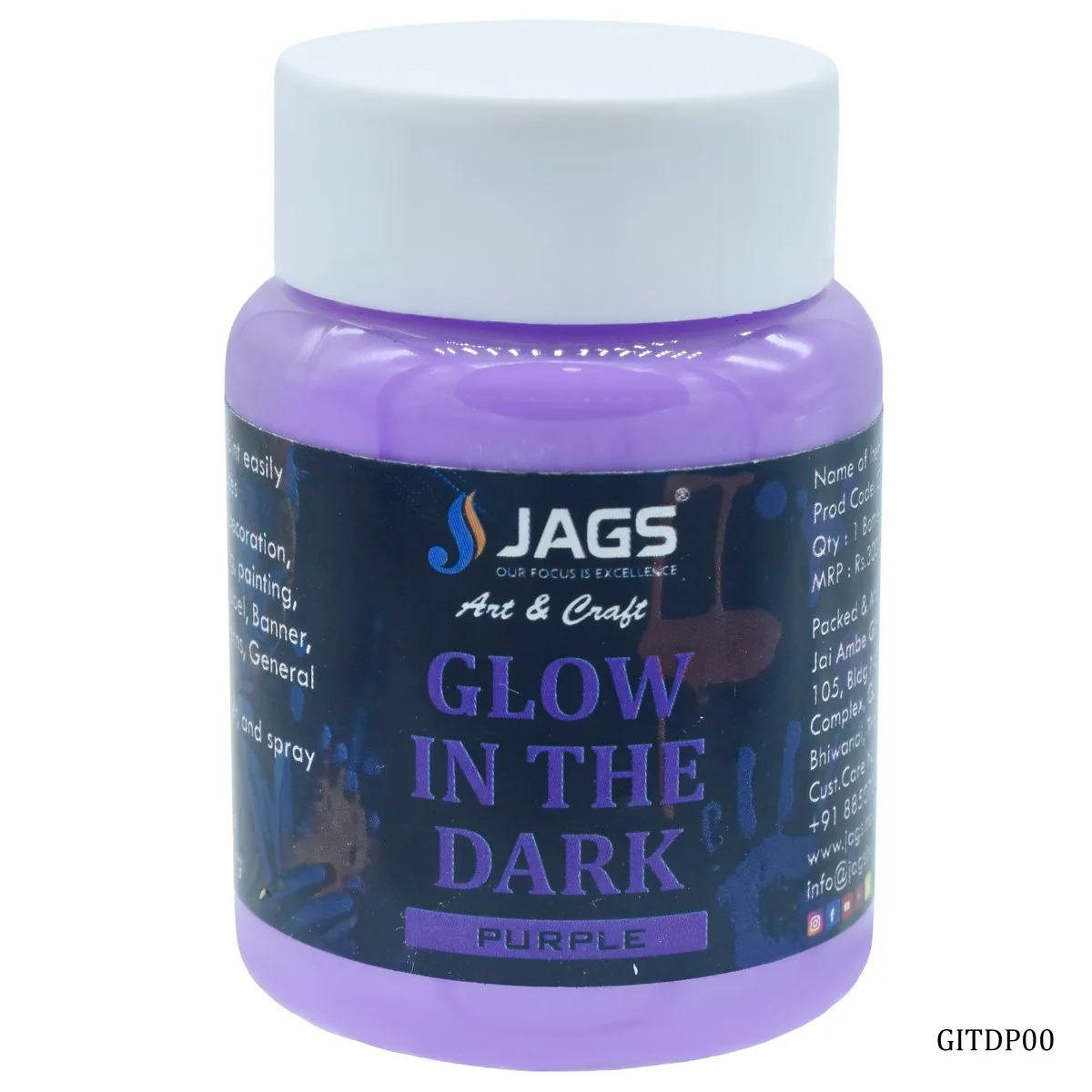 Jags Glow In The Dark Paste - 50 Grams - Image 6