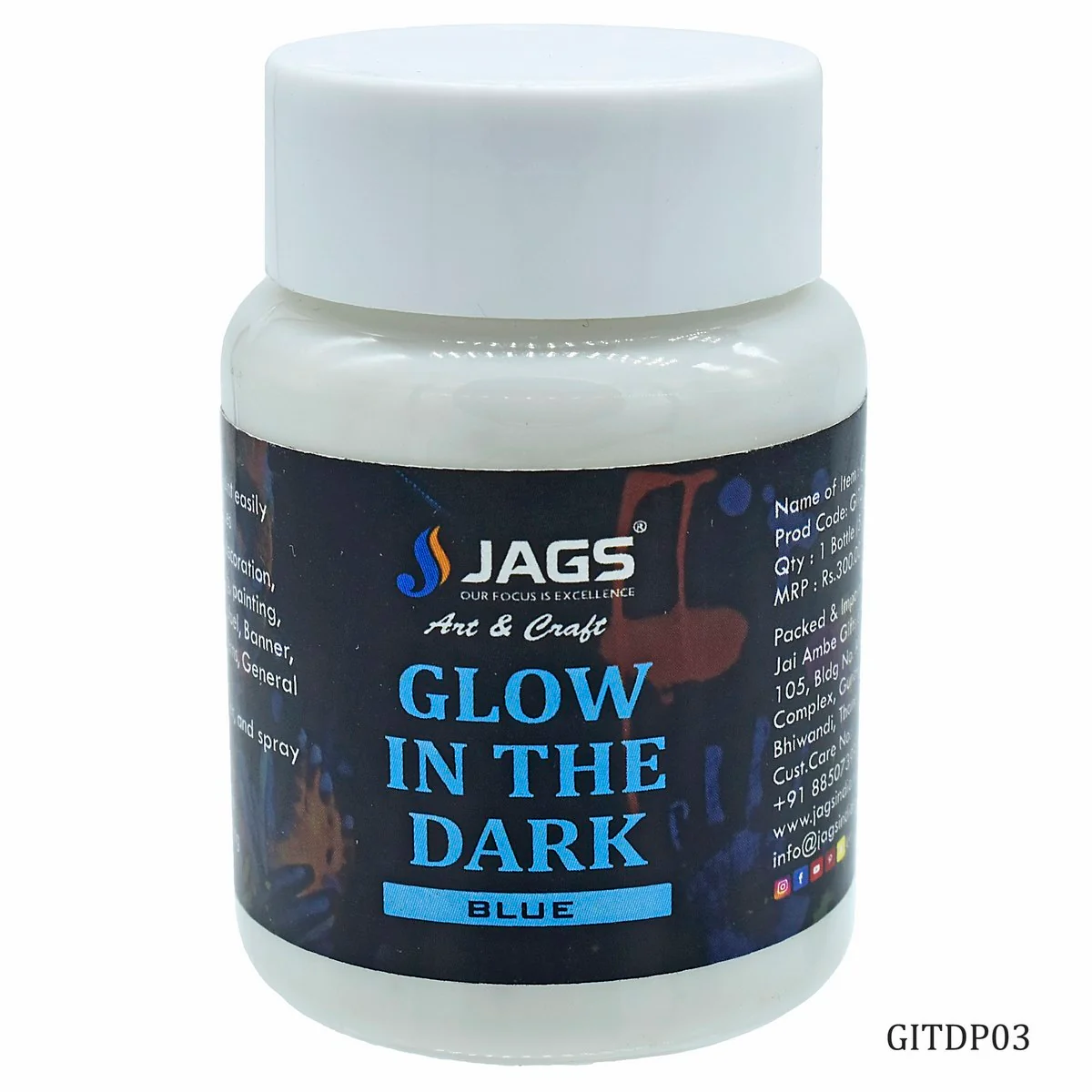 Jags Glow In The Dark Paste - 50 Grams - Image 7