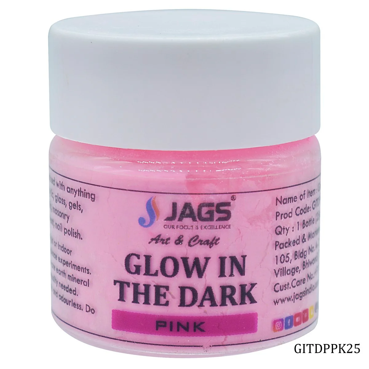 Jags Glow In The Dark Powder - 25 Grams - Image 2
