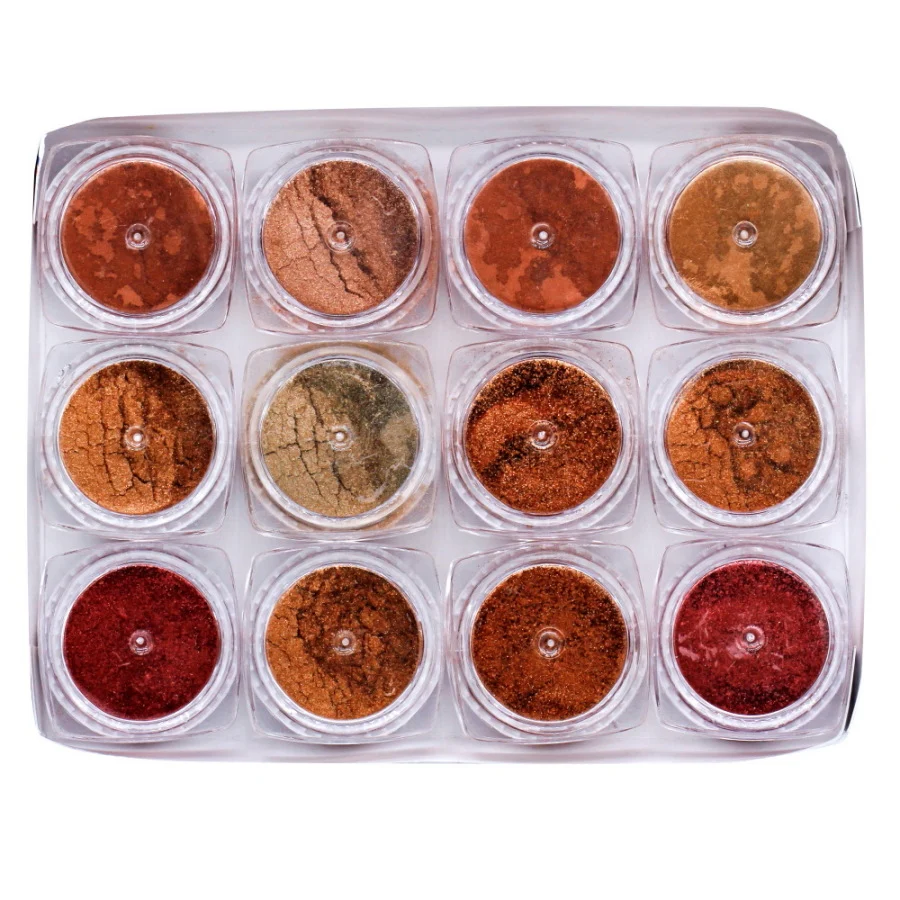 Jags Mica Powder Copper Pack of 12 Each Shades
