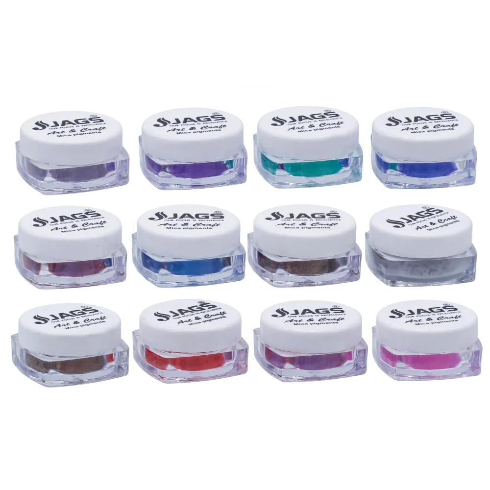 Jags Mica Powder Multi Pack of 12 Each Shades - Image 3
