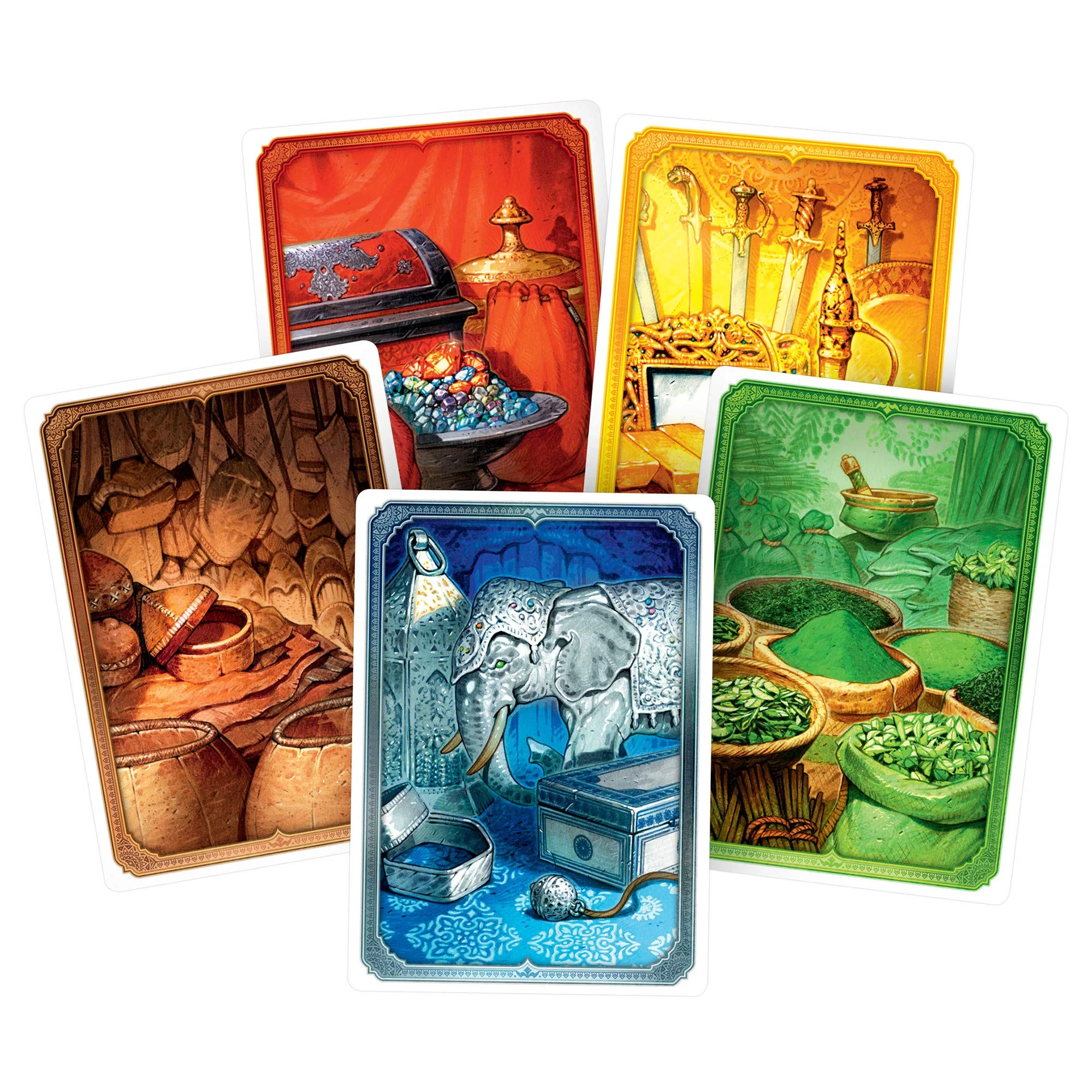 Jaipur Board Game Fast-Paced Duel of Merchants! Strategic Trading and Market Gameplay - Image 2
