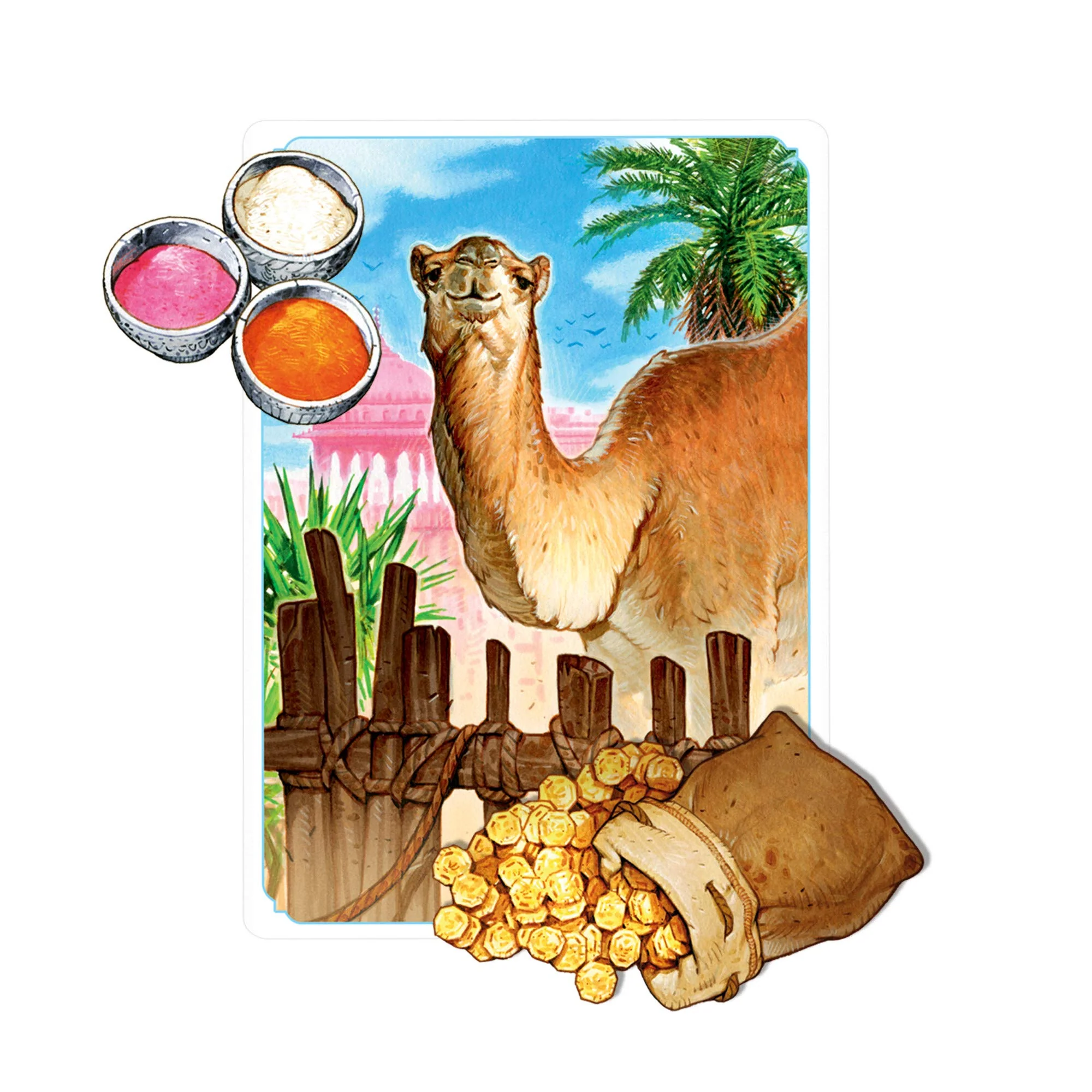 Jaipur Board Game Fast-Paced Duel of Merchants! Strategic Trading and Market Gameplay - Image 3